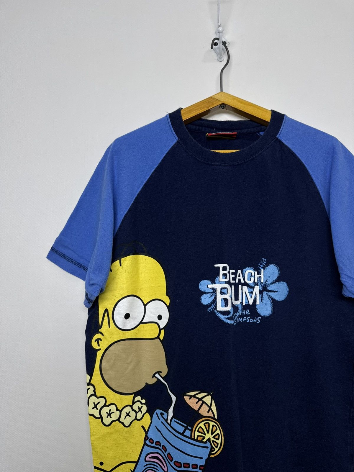 The Simpsons Vintage Y2k The Simpson Homer Big Logo Rate T-Shirt Size US M / EU 48-50 / 2 - 6 Thumbnail