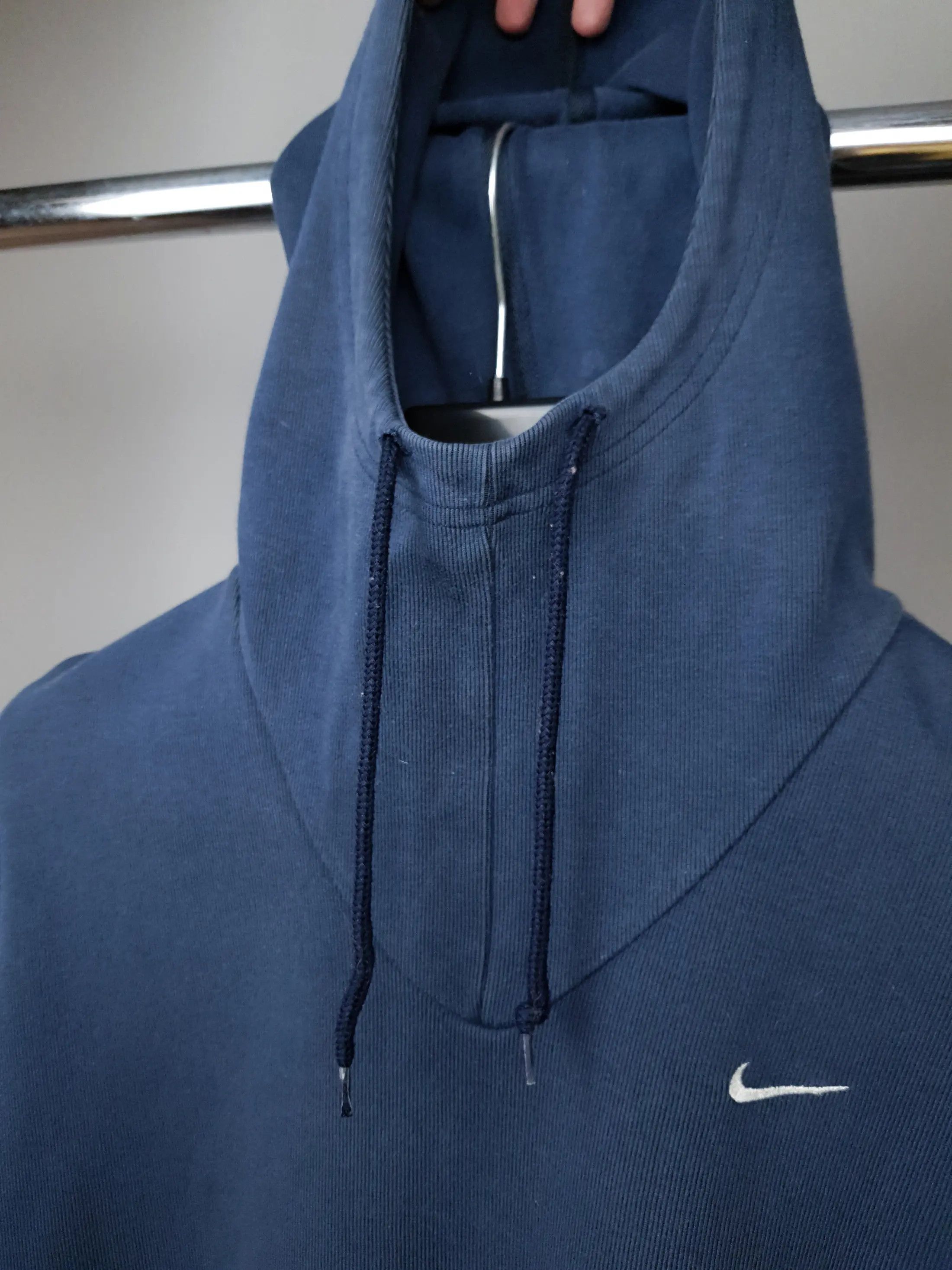 Nike ACG Nike High Neck Ninja Style Blue Vintage Spellout Hoodie 00s Size US S / EU 44-46 / 1 - 3 Thumbnail