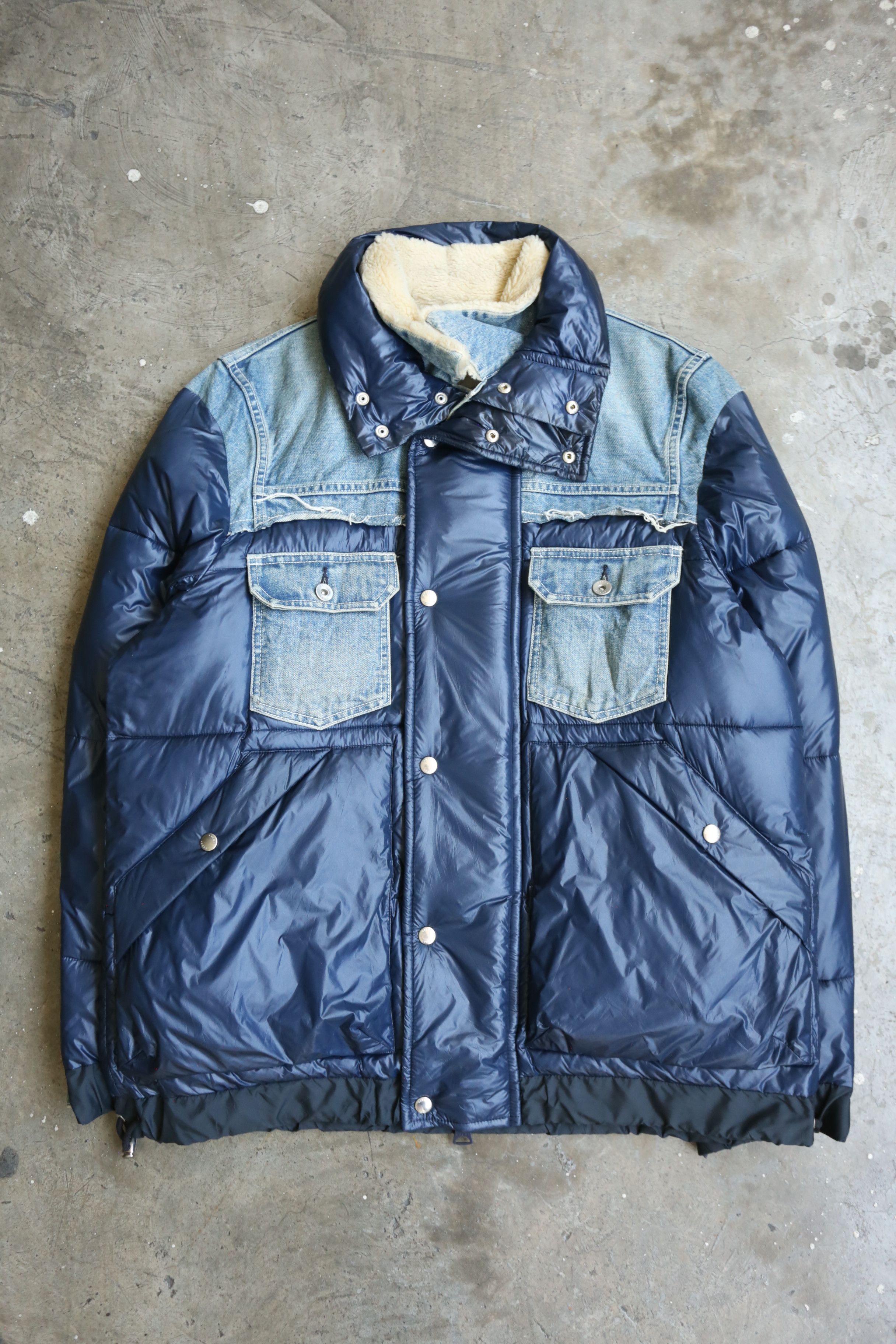 Sacai Sacai - F/W 20 - Denim x Padded Blouson Size US M / EU 48-50 / 2 - 1 Thumbnail