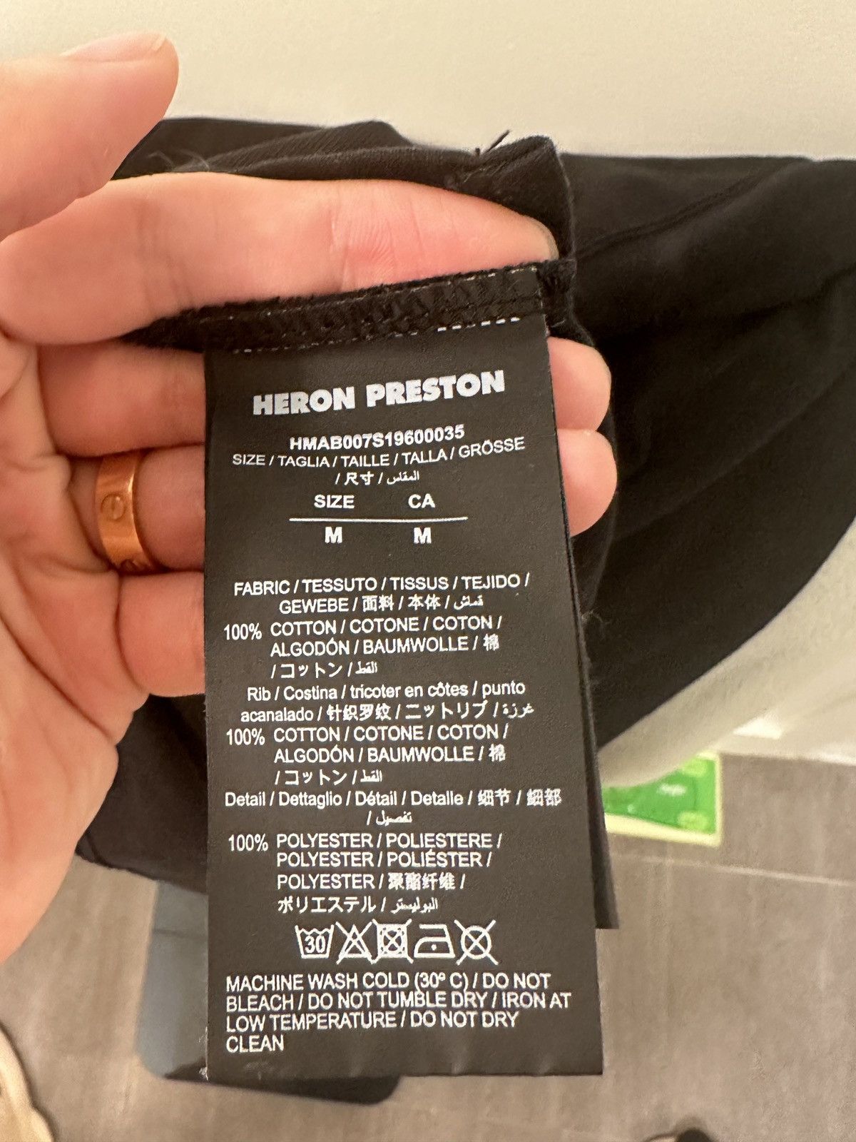 Heron Preston Heron Preston Long Sleeve T-shirt Size US M / EU 48-50 / 2 - 6 Thumbnail