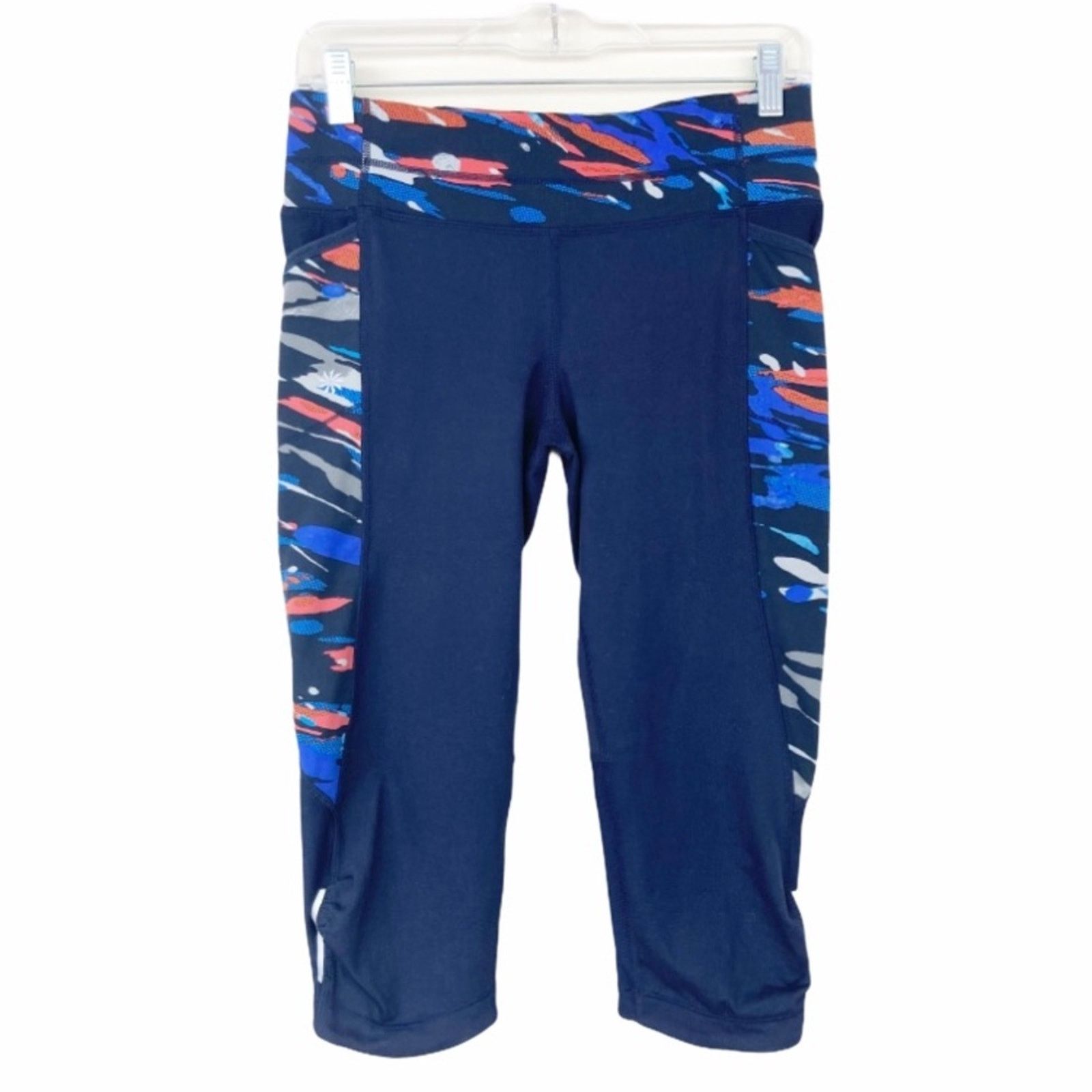 Athleta Athleta spliced fire be free knicker crop leggings Size 27" / US 4 / IT 40 - 1 Thumbnail