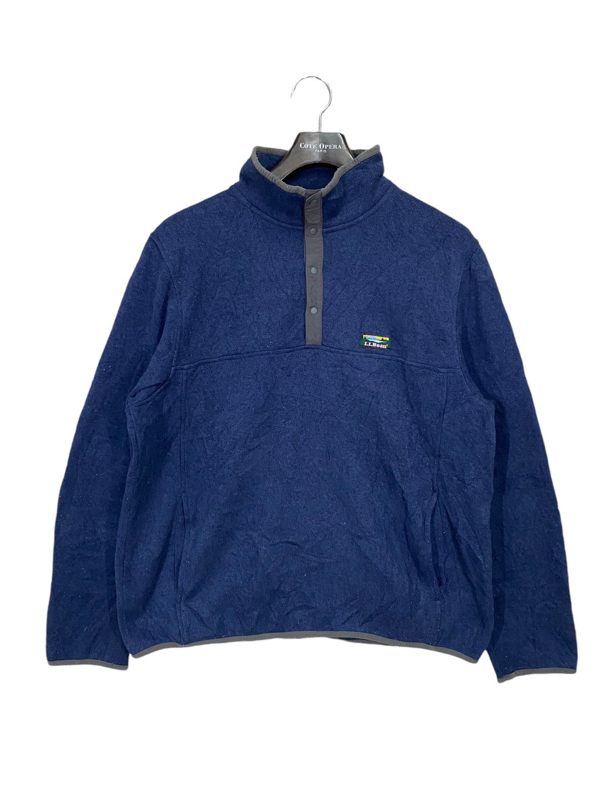 L.L. Bean × Vintage ‼️VINTAGE LL BEAN SWEATER HALF BUTTON Size US L / EU 52-54 / 3 - 1 Thumbnail