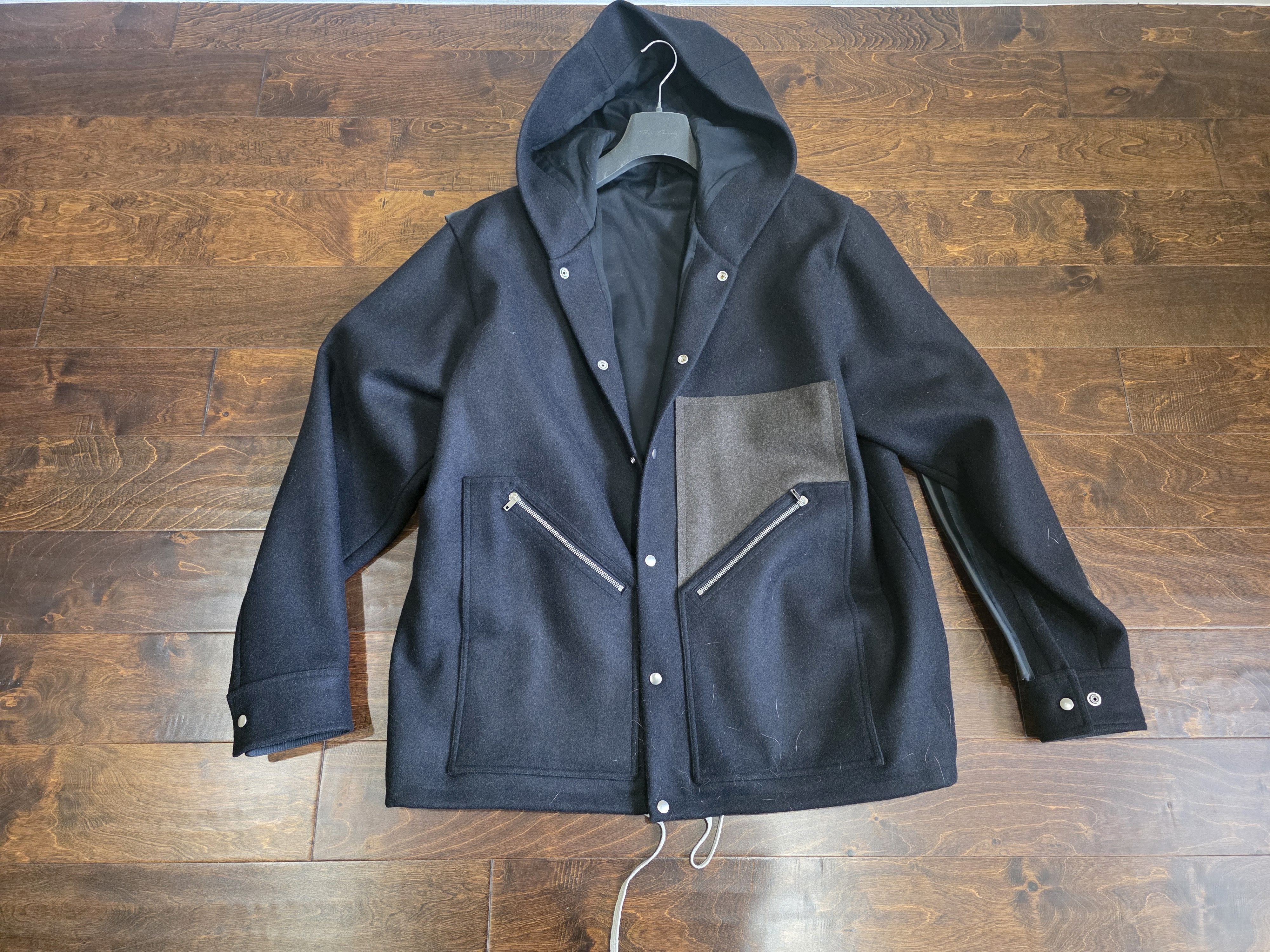 Rick Owens Giacca Wool Tour Hoodie Size US M / EU 48-50 / 2 - 1 Thumbnail