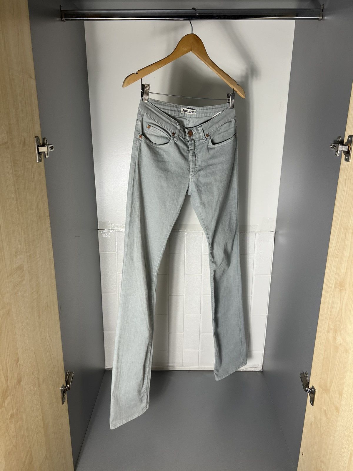 Acne Studios VINTAGE ACNE JEANS CASUAL ITALIAN DESIGNER DENIM RETRO Y2K Size 28" / US 6 / IT 42 - 6 Thumbnail