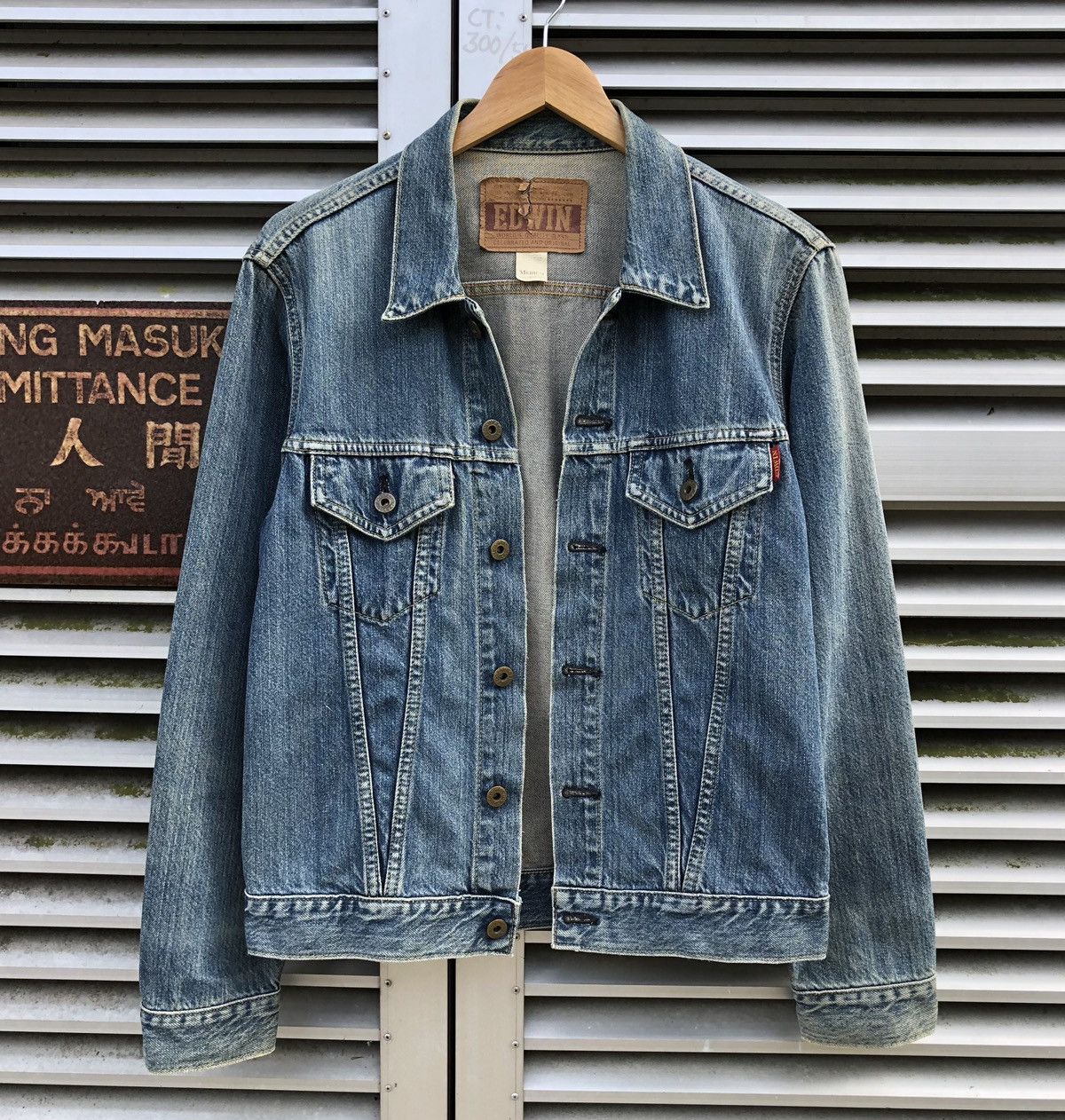 Edwin Vintage EDWIN Company Limited Denim Tracker Jacket Size US M / EU 48-50 / 2 - 6 Thumbnail