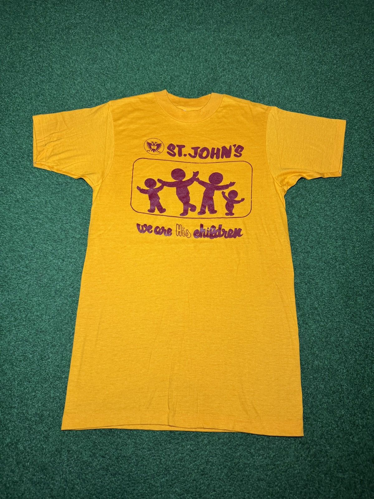 Vintage St Johns We Are His Children XS/S 80s 90s 15.5x26 T Shirt Size US XS / EU 42 / 0 - 1 Thumbnail