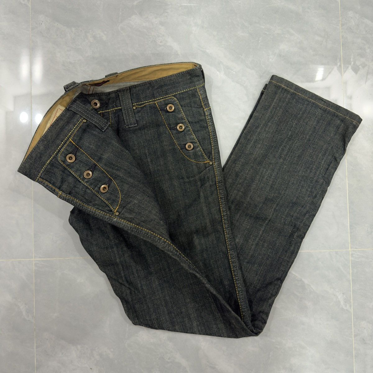 Japanese Brand × Vintage B.W Jeans - Japan Denim - Nippon Made🎌 Size US 30 / EU 46 - 4 Thumbnail