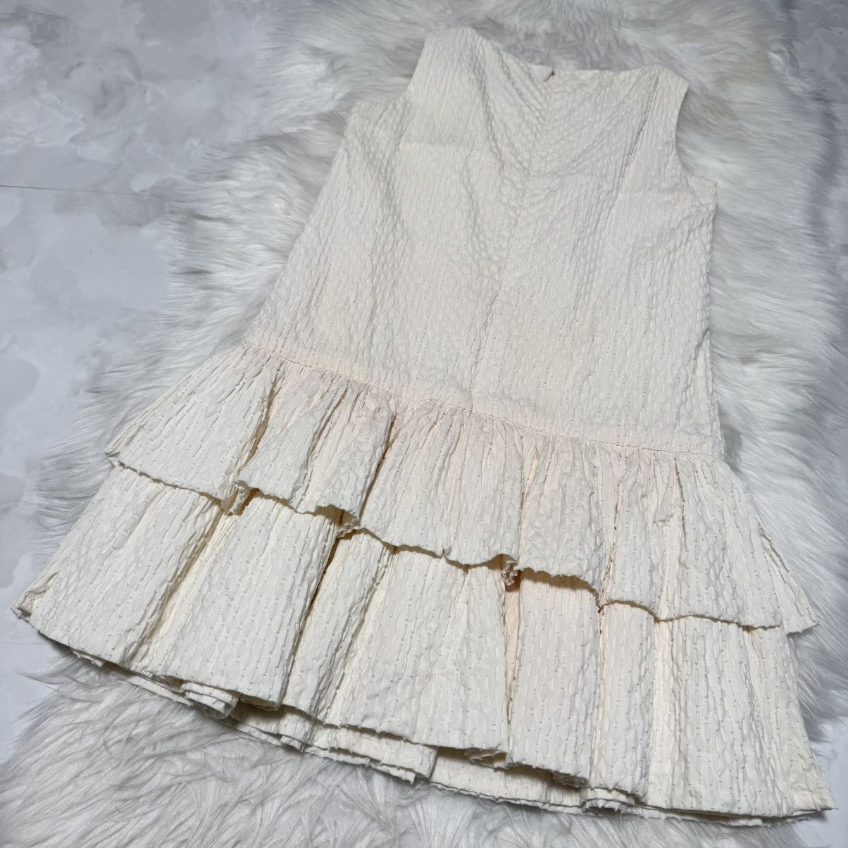 Chanel Genuine Chanel COCO decoration tiered sleeveless dress 36 Size XS / US 0-2 / IT 36-38 - 13 Thumbnail
