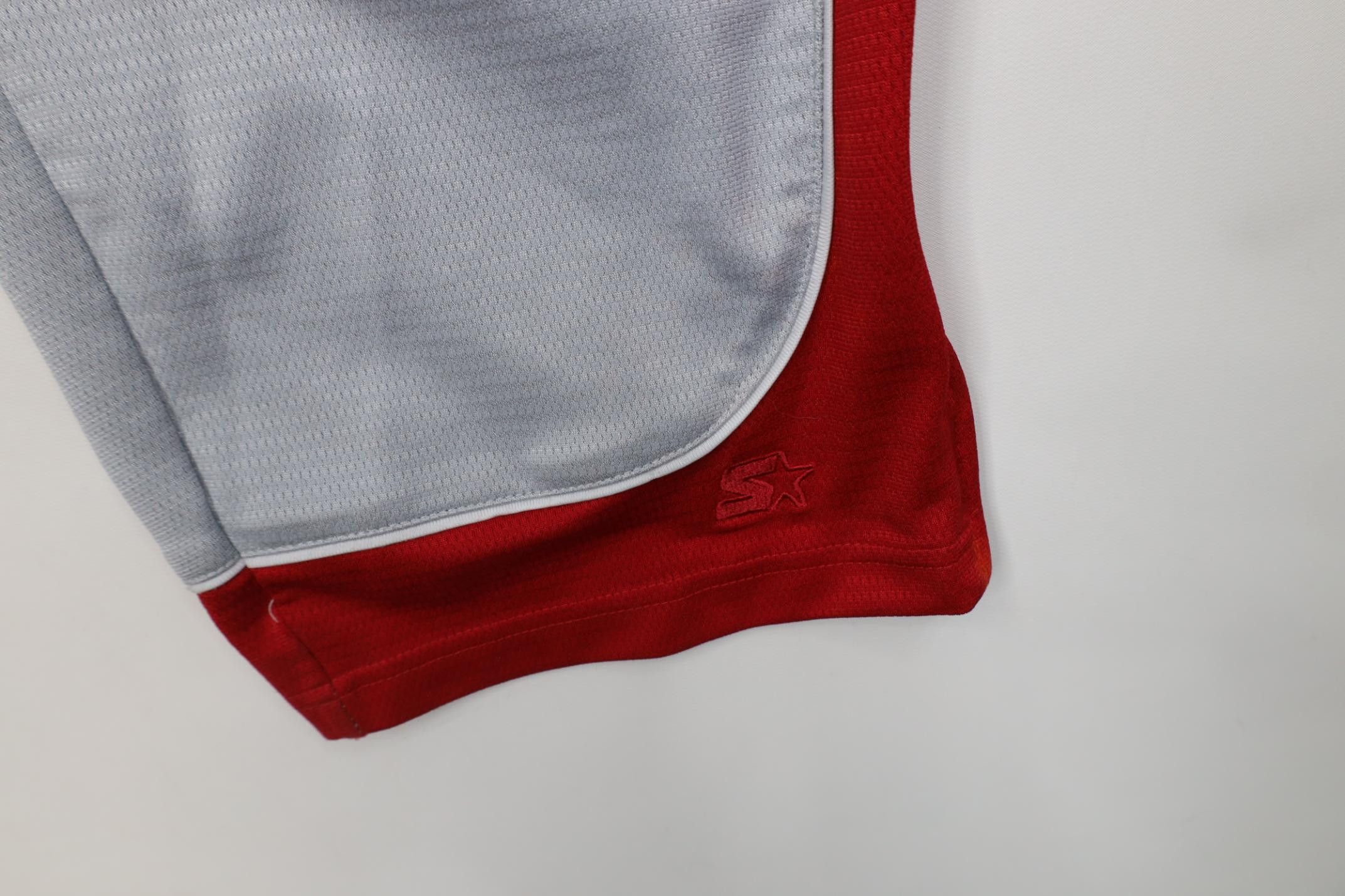 Starter Vintage 90s Y2K Starter Basketball Knit Wide Leg Sweatpants Size US 34 / EU 50 - 5 Thumbnail