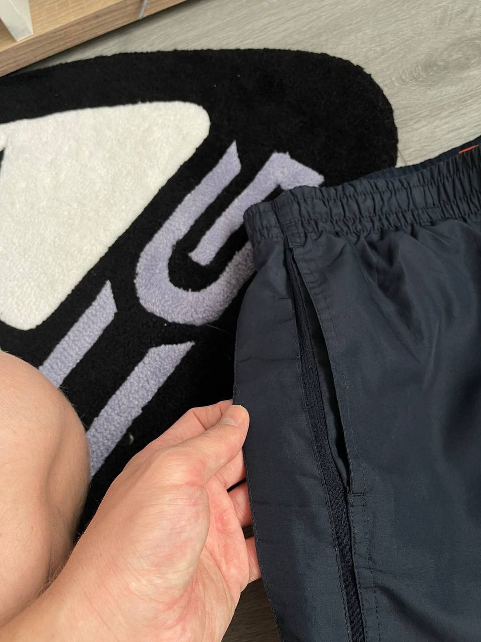 Nike × Streetwear × Vintage nike swoosh 2000s rare nylon pants Size US 34 / EU 50 - 8 Thumbnail