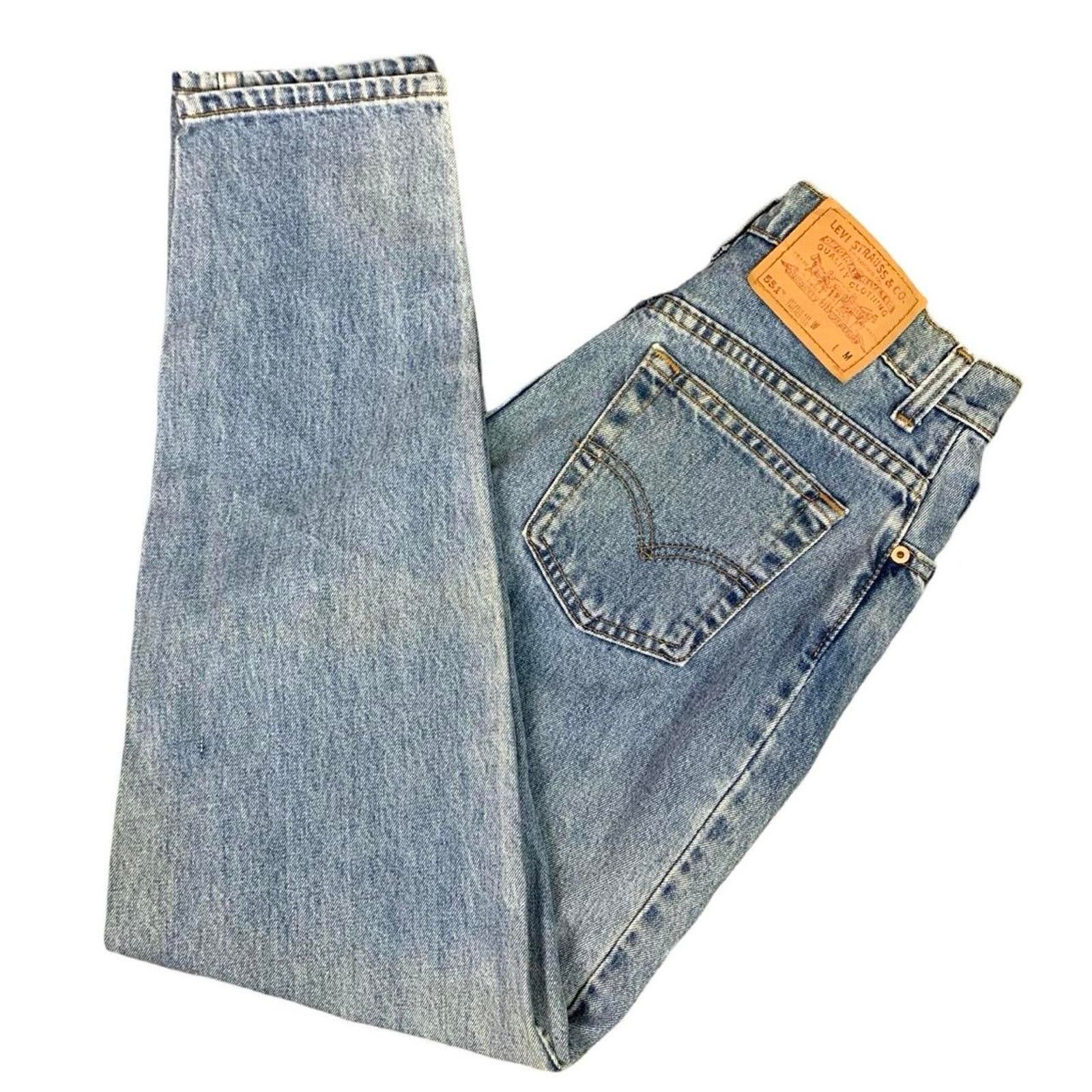 Levi's × Vintage Vintage 90s Levi’s 551 Light Washed Blue Jeans Size 28" / US 6 / IT 42 - 1 Thumbnail