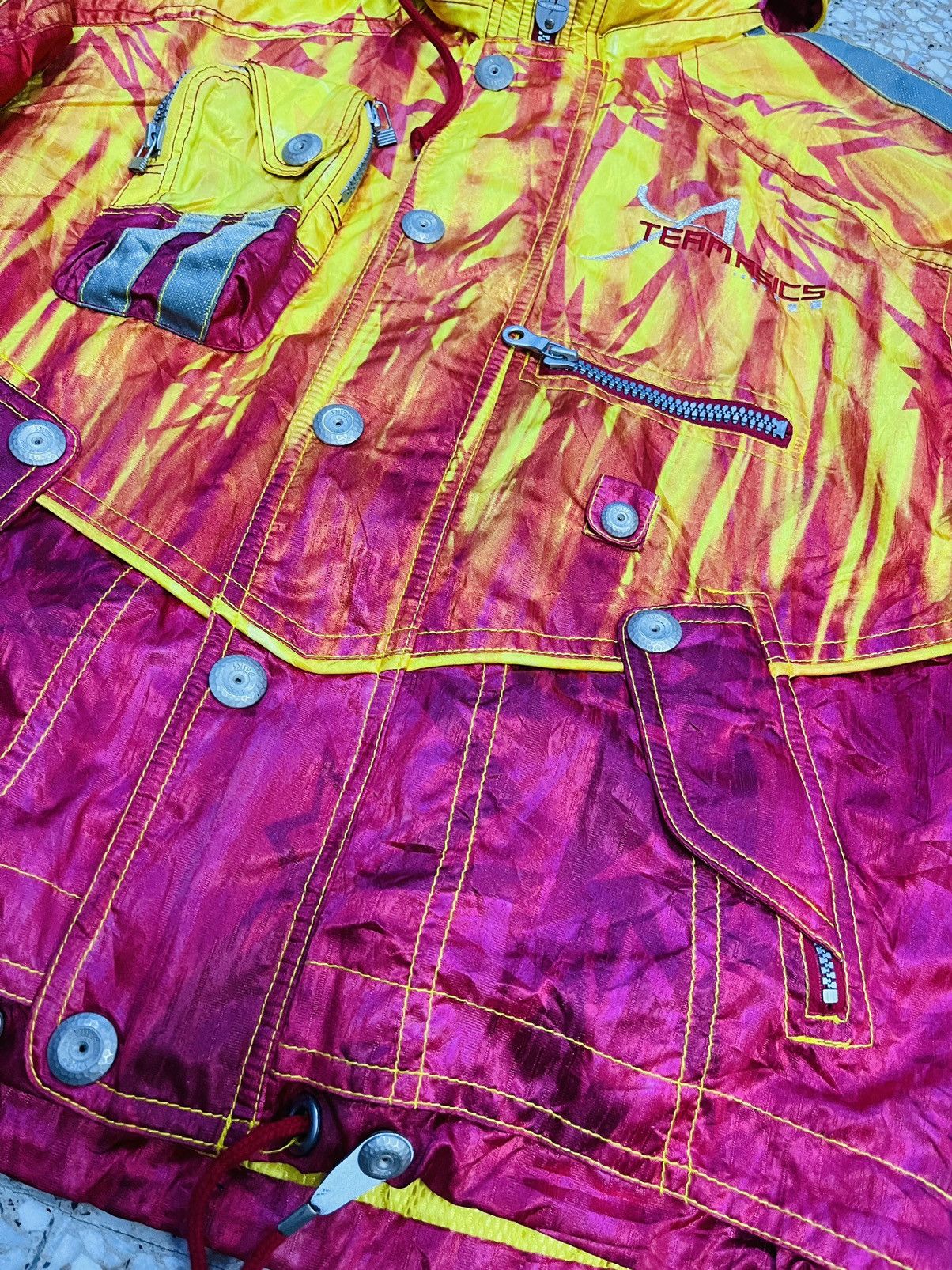 Asics × Japanese Brand × Vintage Vintage Retro Asics Ski Jacket Size US XXL / EU 58 / 5 - 4 Thumbnail