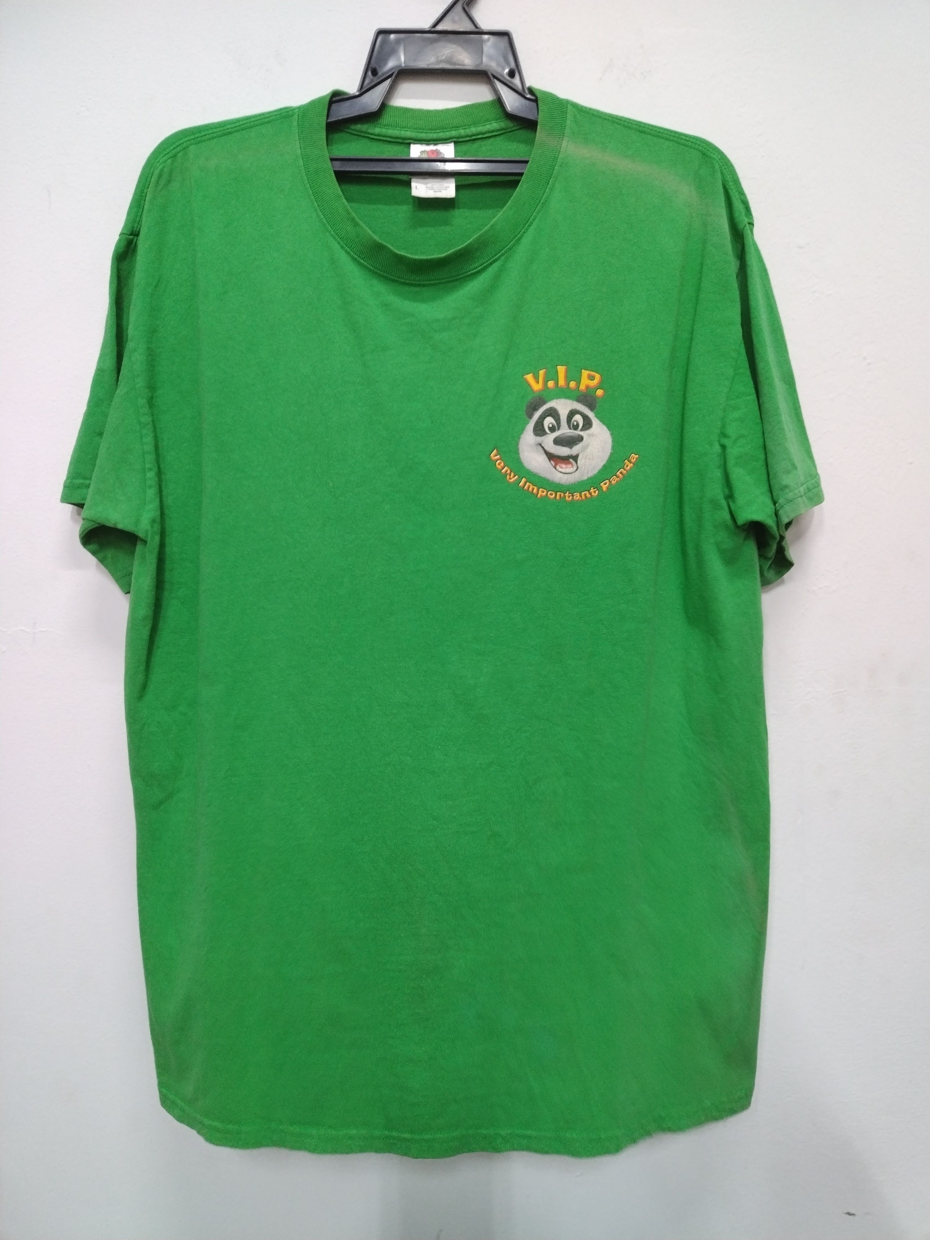 Fruit Of The Loom Sunfaded Fruit of the loom VIP PANDA MANIA T-Shirt Green Size US L / EU 52-54 / 3 - 7 Thumbnail