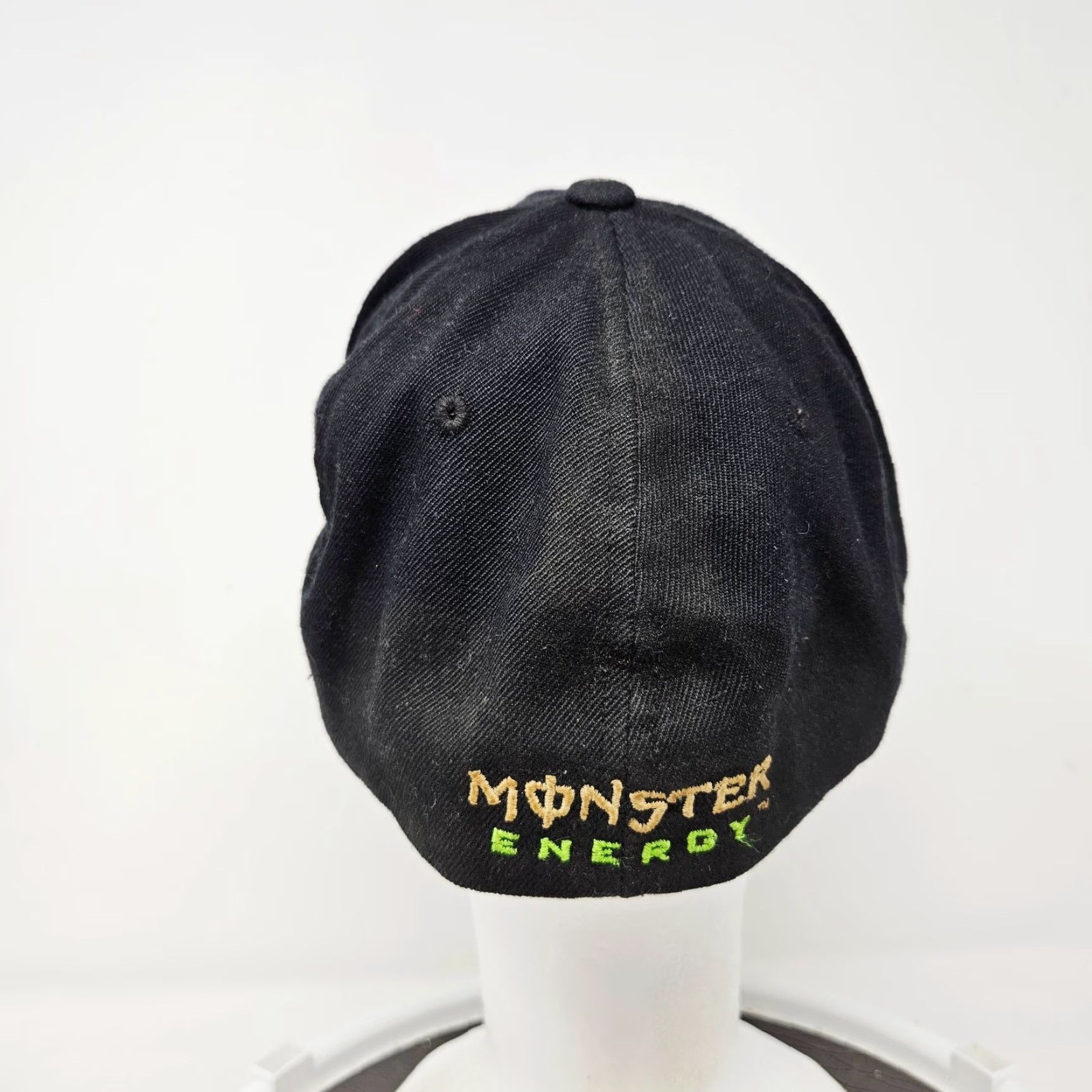 Vintage Monster Energy Hat Fitted Y2K Grunge Skater Look Size L/XL Black Cotton Canvas Baseball Cap Men Adjustable Sports Motorcycle Size ONE SIZE - 4 Thumbnail