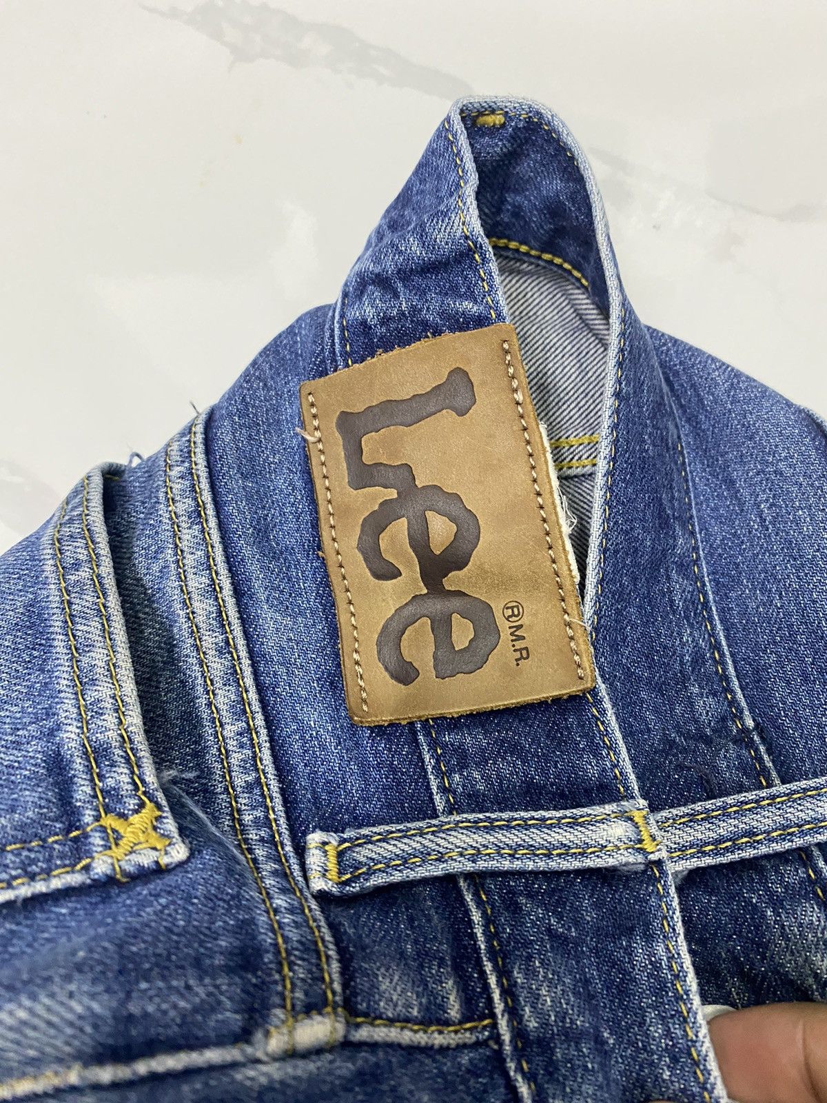 Beauty Beast × If Six Was Nine × Lee 🔥VINTAGE LEE RIDERS FLARE DISTRESS DENIM JEANS Size US 29 - 11 Thumbnail