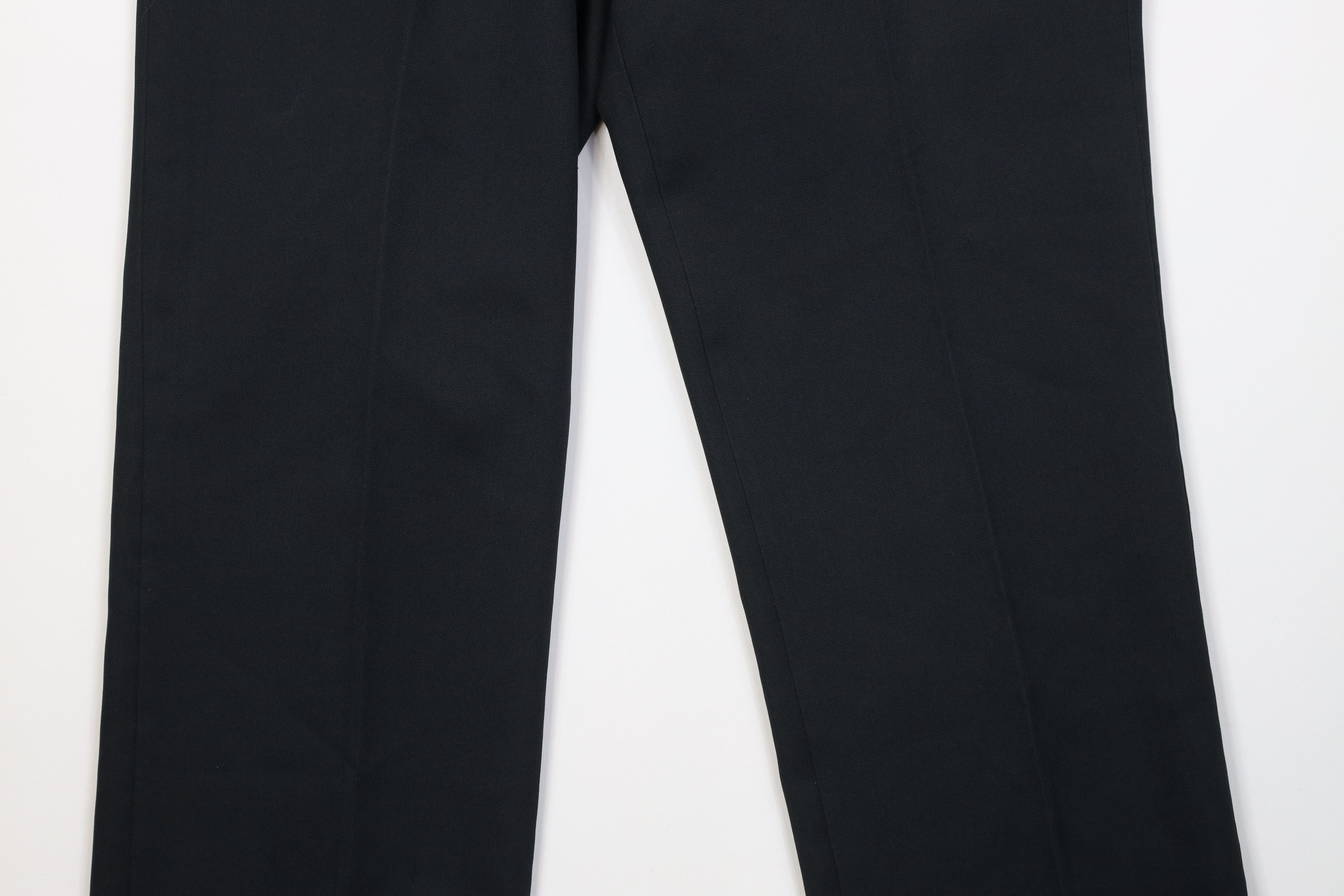 Vintage Vintage 70s Streetwear Flared Wide Leg Chino Pants Black USA Size US 38 / EU 54 - 3 Thumbnail