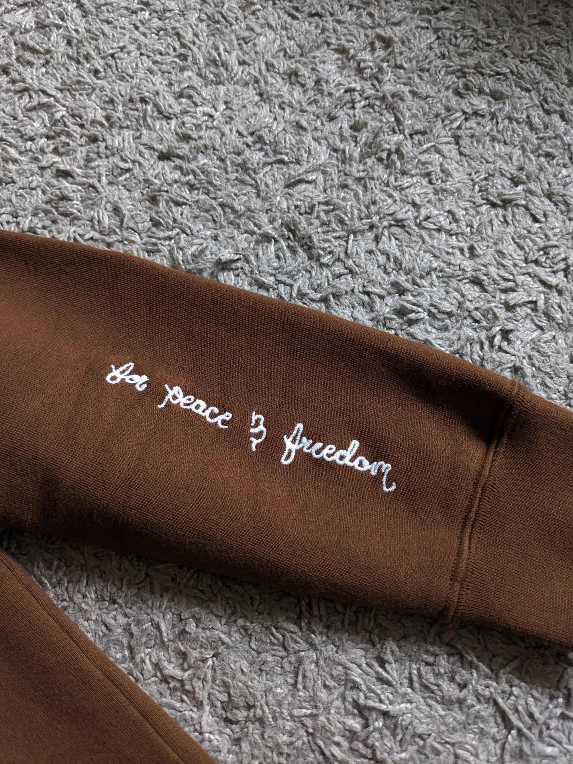 Other Reception Hooded Sweat Fleece Embroidered - chocolate brown Size US S / EU 44-46 / 1 - 8 Thumbnail