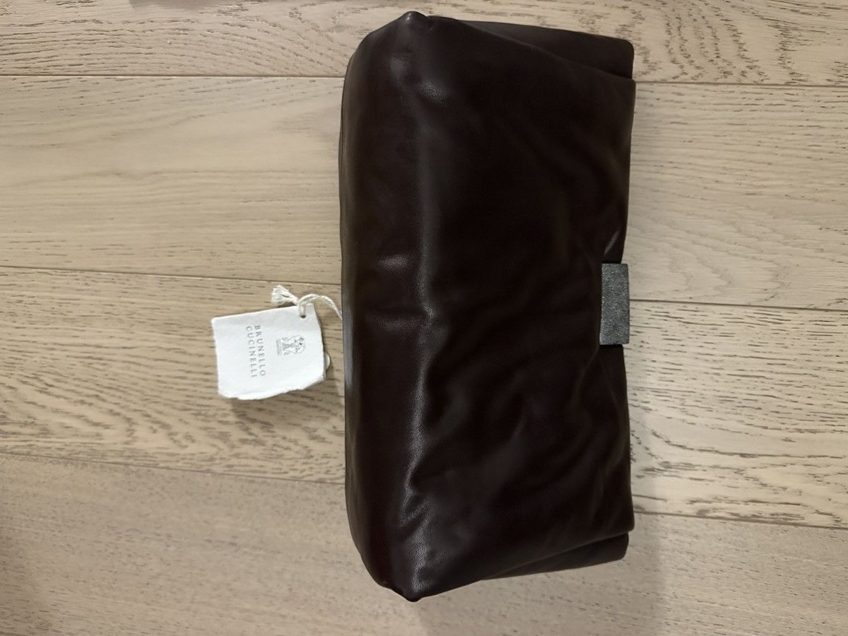 Brunello Cucinelli Brunello Cucinelli Leather Pouchbag Size ONE SIZE - 8 Thumbnail