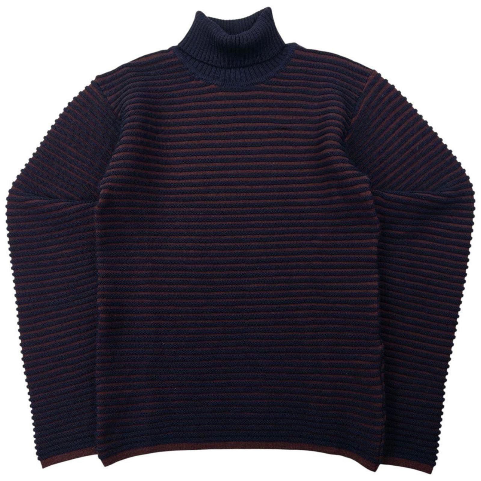 Vintage Issey Miyake MEN Ribbed Knit Turtleneck Jumper S