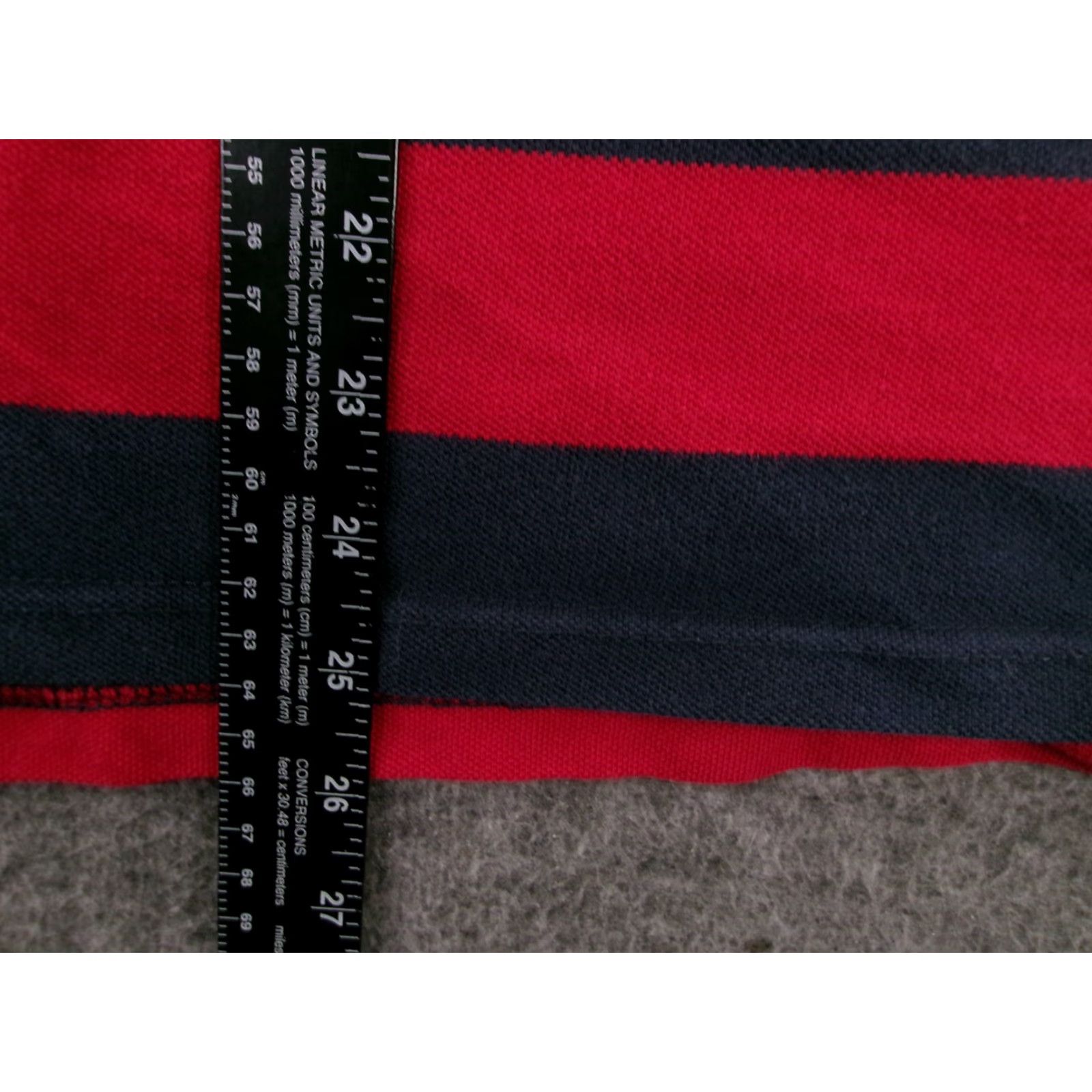 Izod IZOD Polo Shirt Men Large Red Striped Classic Preppy Casual Activewear Size US L / EU 52-54 / 3 - 7 Thumbnail