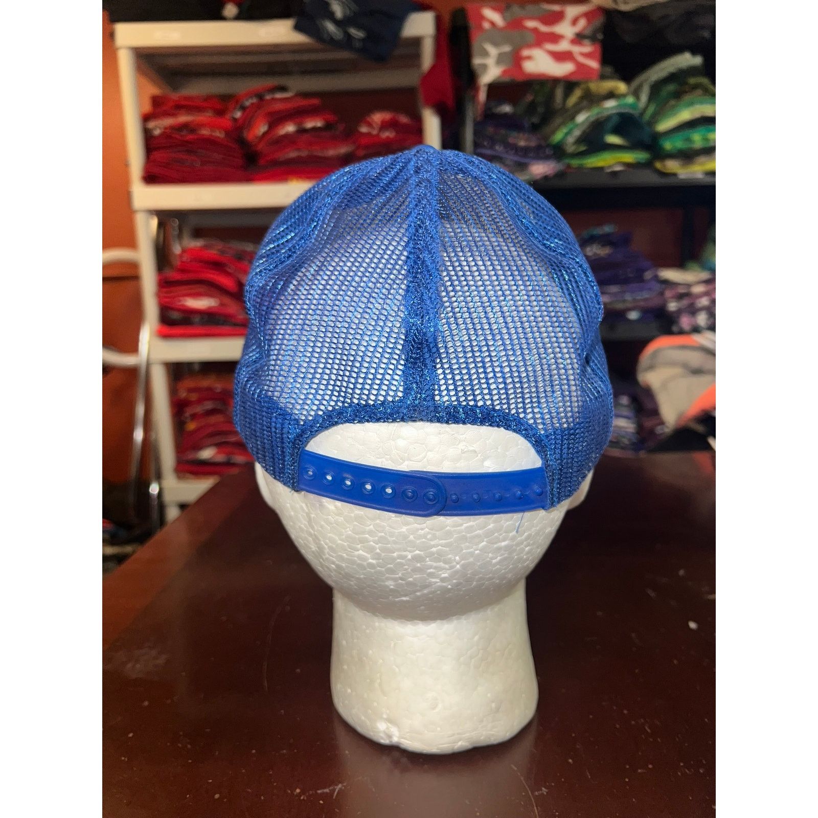 Vintage Vintage Captain Hat Trucker Style Blue Cap Headwear VTG OS Size ONE SIZE - 4 Thumbnail