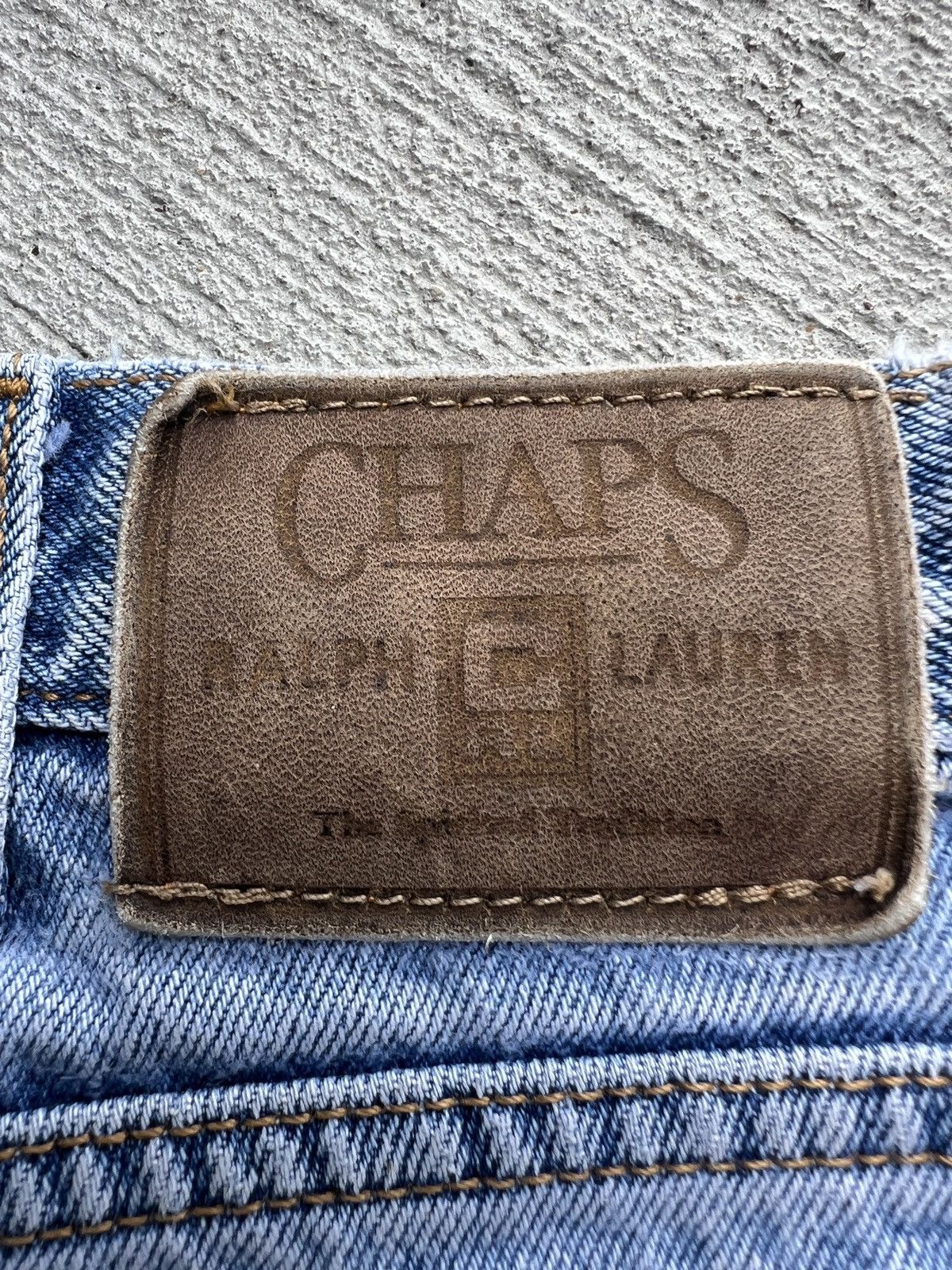 Chaps Ralph Lauren × Vintage Vintage Chaps RL Straight Fit Denim Jeans 36x34 Size US 36 / EU 52 - 8 Thumbnail