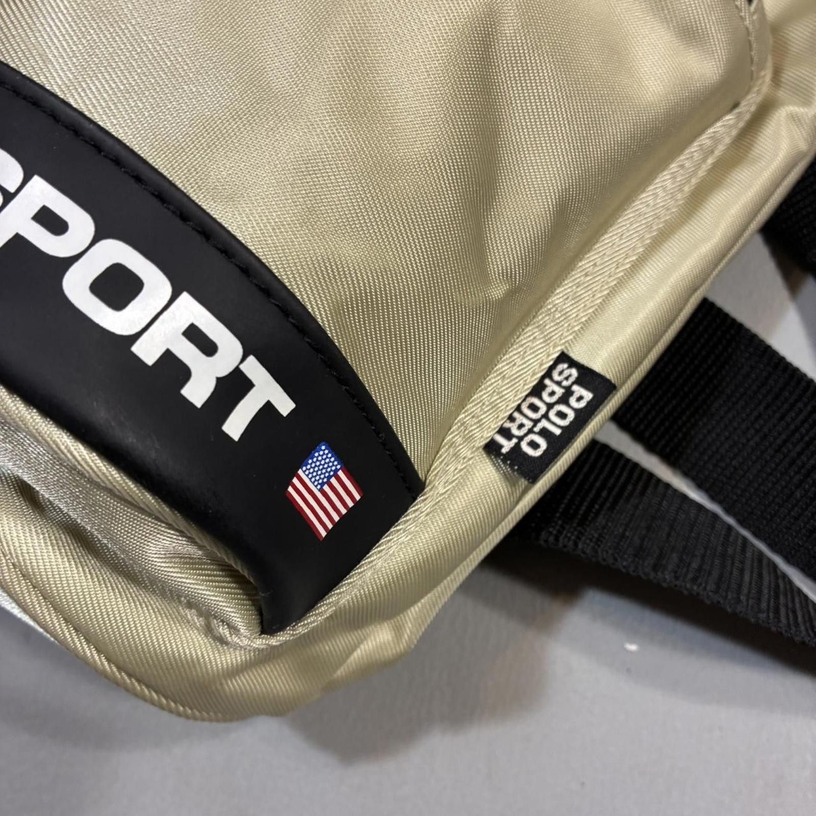 Polo Ralph Lauren Vintage 90s Polo Sport Canvas Drawstring Backpack Size ONE SIZE - 8 Thumbnail