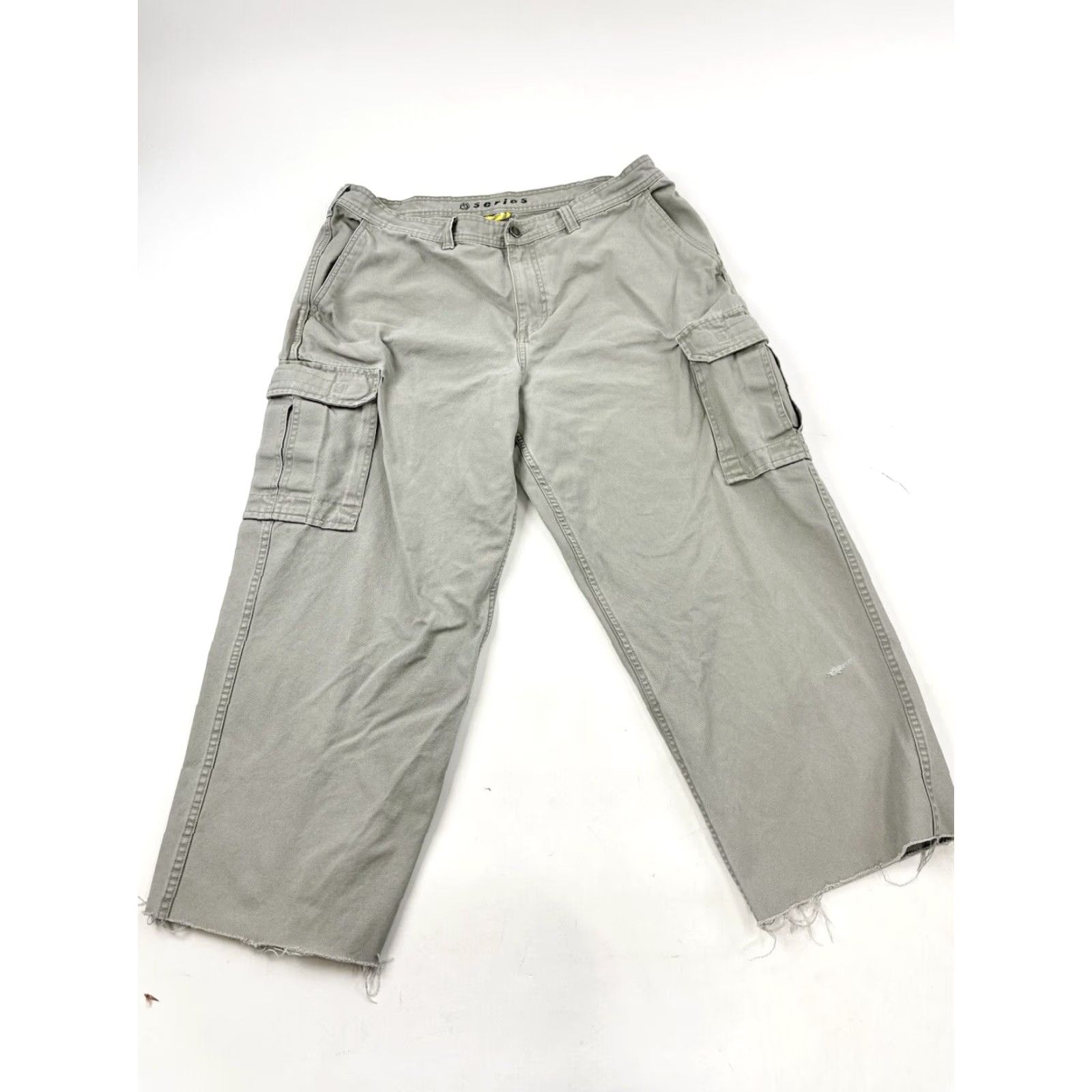 The North Face VINTAGE The North Face A5 Series Pants Men 38 Khaki Cargo Canvas Raw Hem Cropped Size US 38 / EU 54 - 2 Thumbnail
