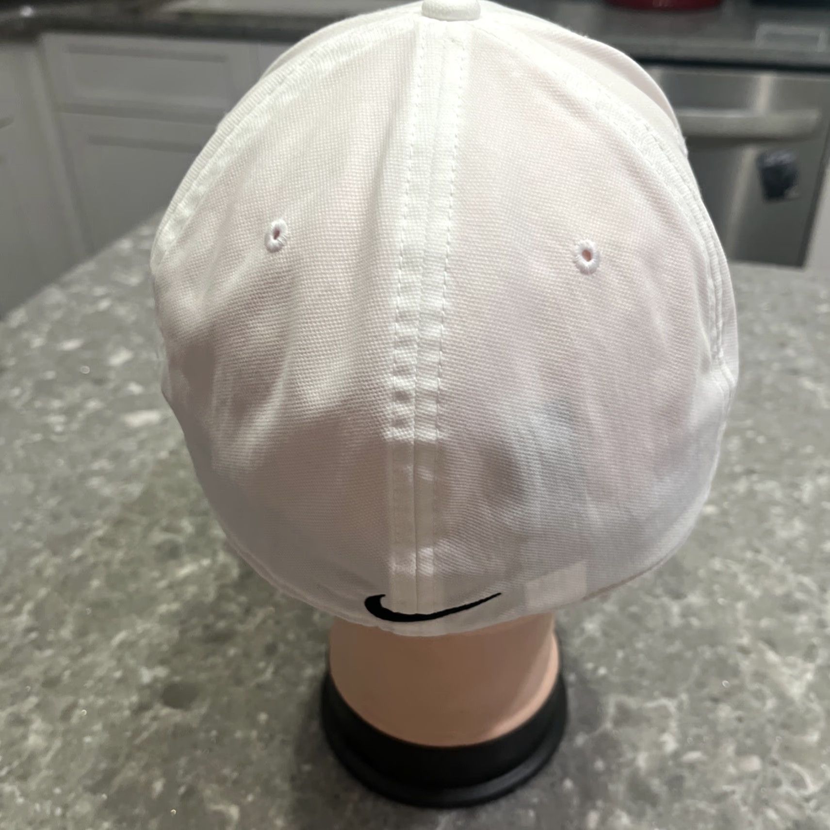 Nike Nike Hat Baseball Cap L/XL White Men Classic Sports Logo 90s style Size ONE SIZE - 3 Thumbnail