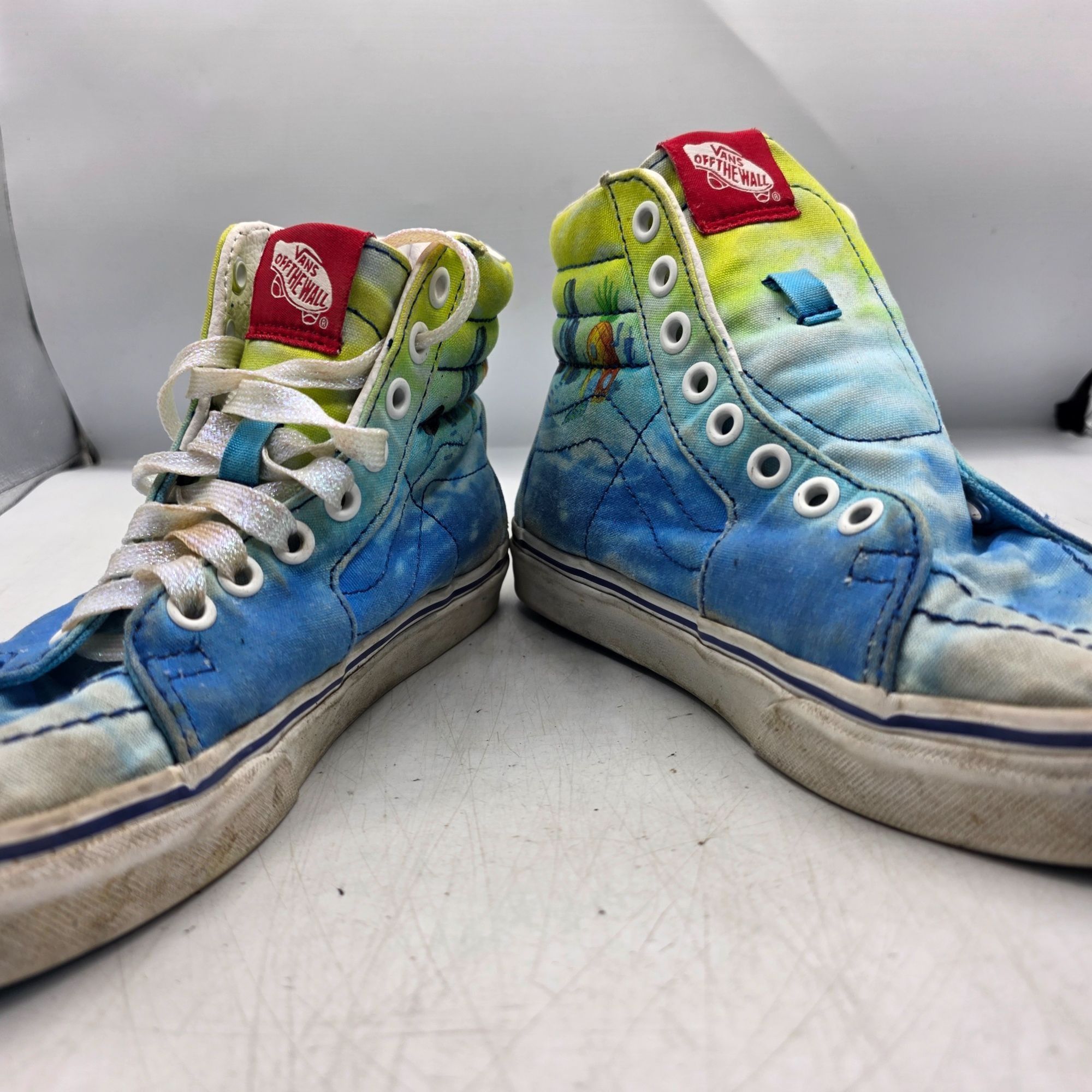 Vans Vans Sk8-Hi x Spongebob Squarepants Womens Size 6.5 Blue Sne Size US 6.5 / IT 36.5 - 3 Thumbnail