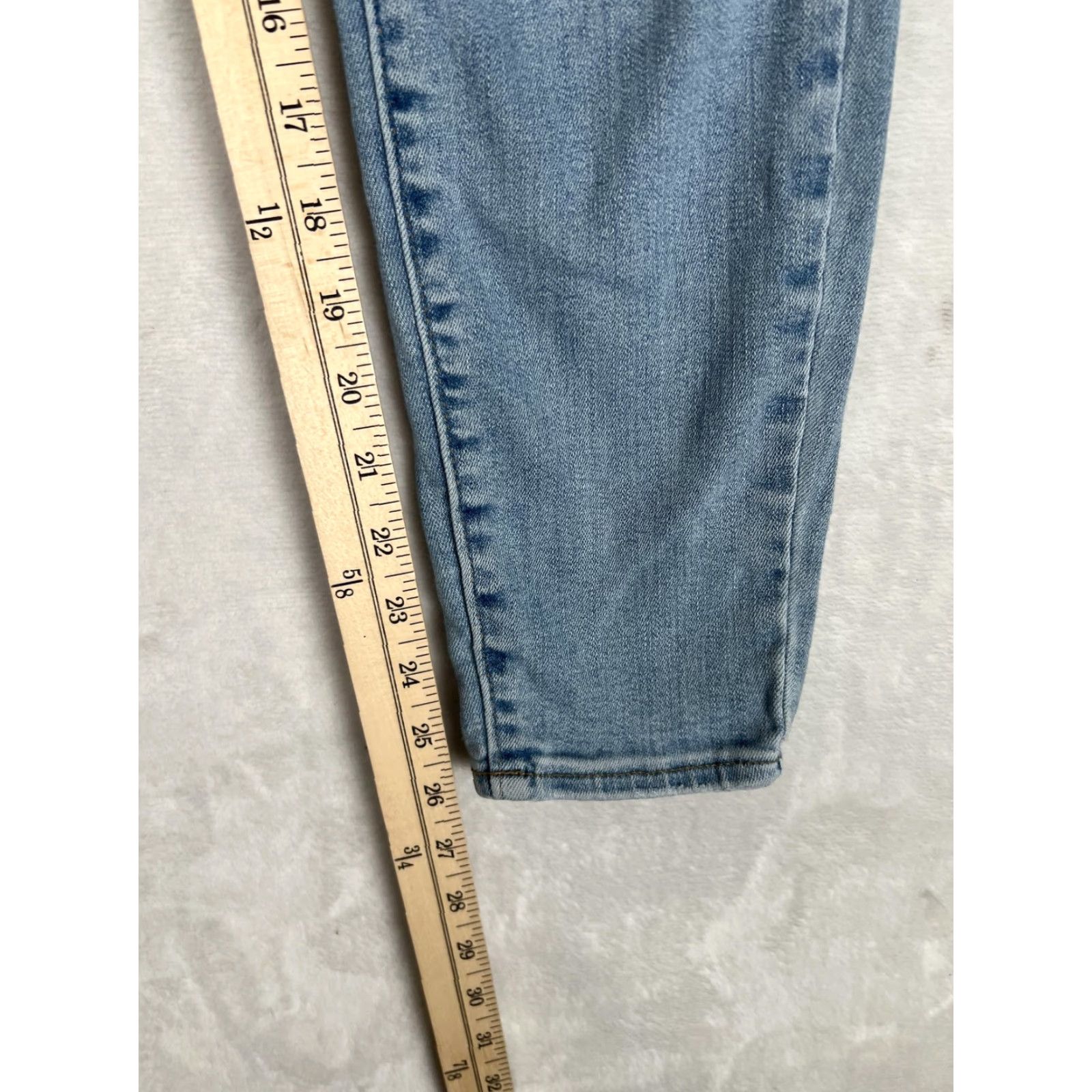 Lucky Brand Lucky Brand Bridgette Jeans Women 8/29 Light Blue High Rise Skinny Denim Jeans Size 30" / US 8 / IT 44 - 3 Thumbnail