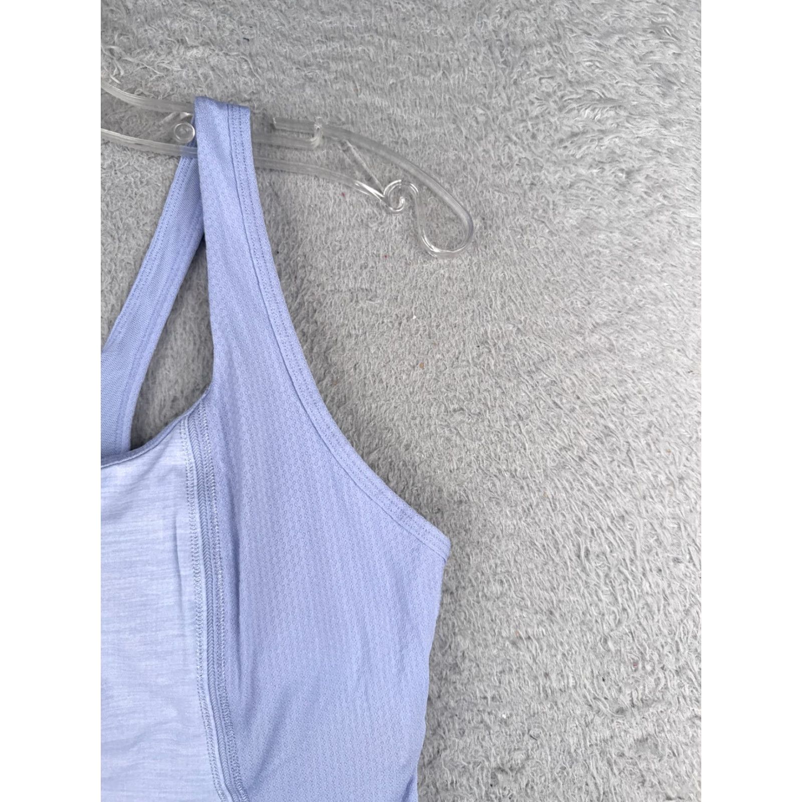 Lululemon Lululemon Shirt Women 8 Purple Two Tone Racerback Built In Bra Gym Yoga Casual Tank Sleeveless Size M / US 6-8 / IT 42-44 - 2 Thumbnail