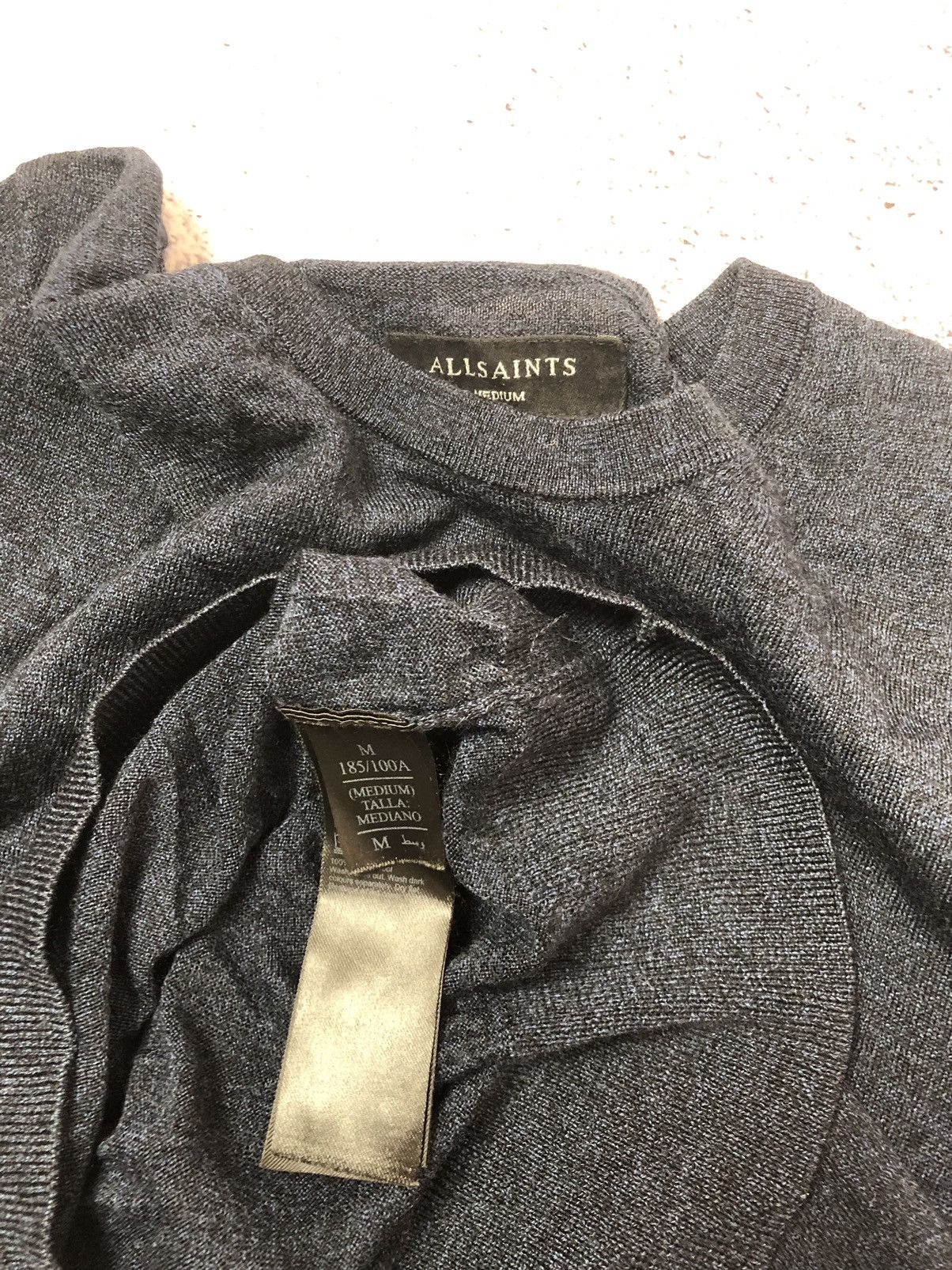 Allsaints Men's sweater Allsaints y2k size M casual usa luxury ykk Size US M / EU 48-50 / 2 - 4 Thumbnail