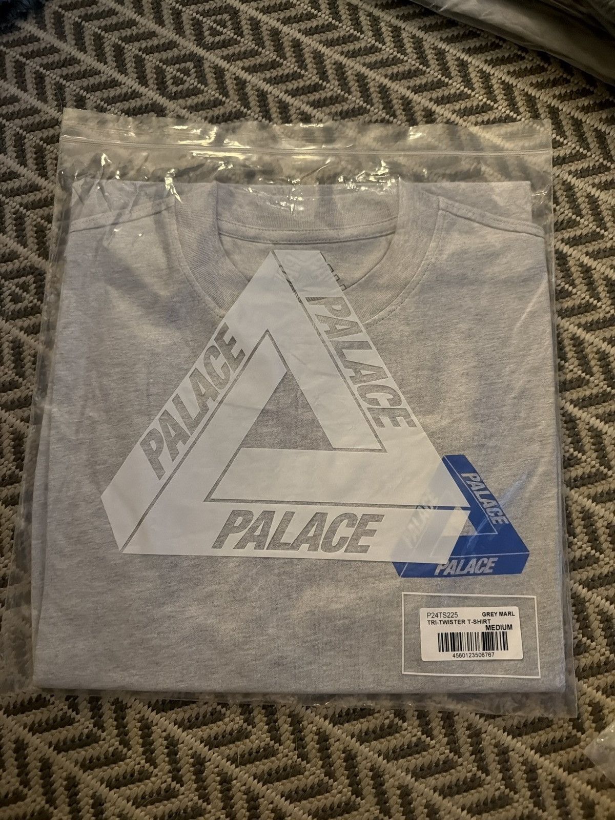 Palace Palace Tri-Twister Tee Grey Marl • L Size US L / EU 52-54 / 3 - 3 Thumbnail