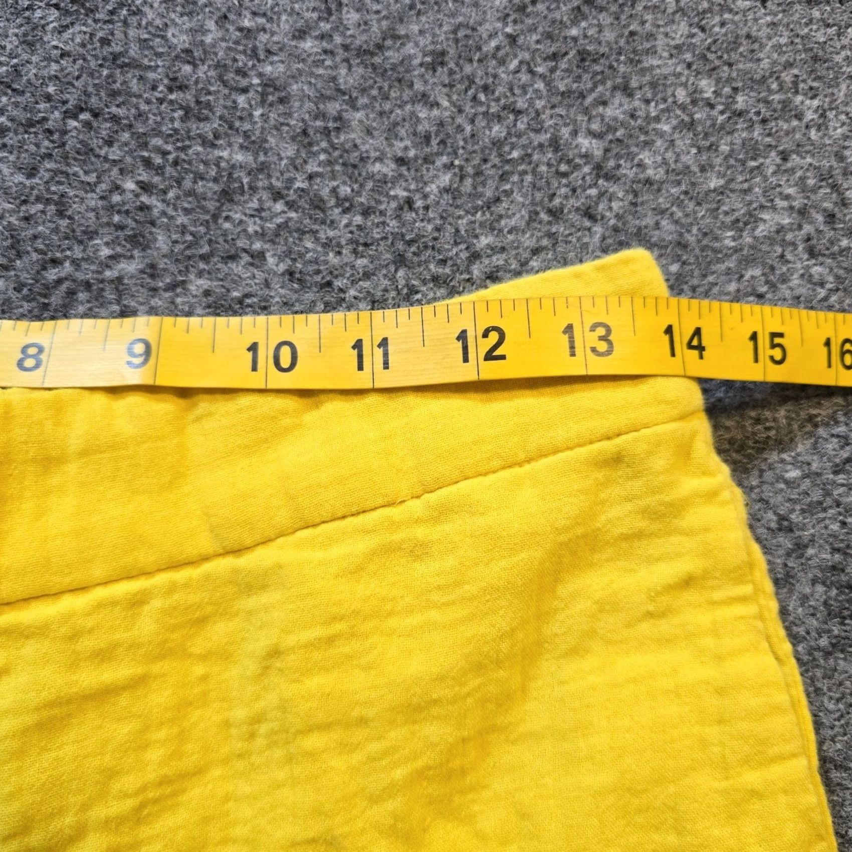 Boden Boden Pants Womens Size 4 Yellow Wide-Leg Cropped Gauze Textured Casual Capsule Pants Size 27" / US 4 / IT 40 - 6 Thumbnail