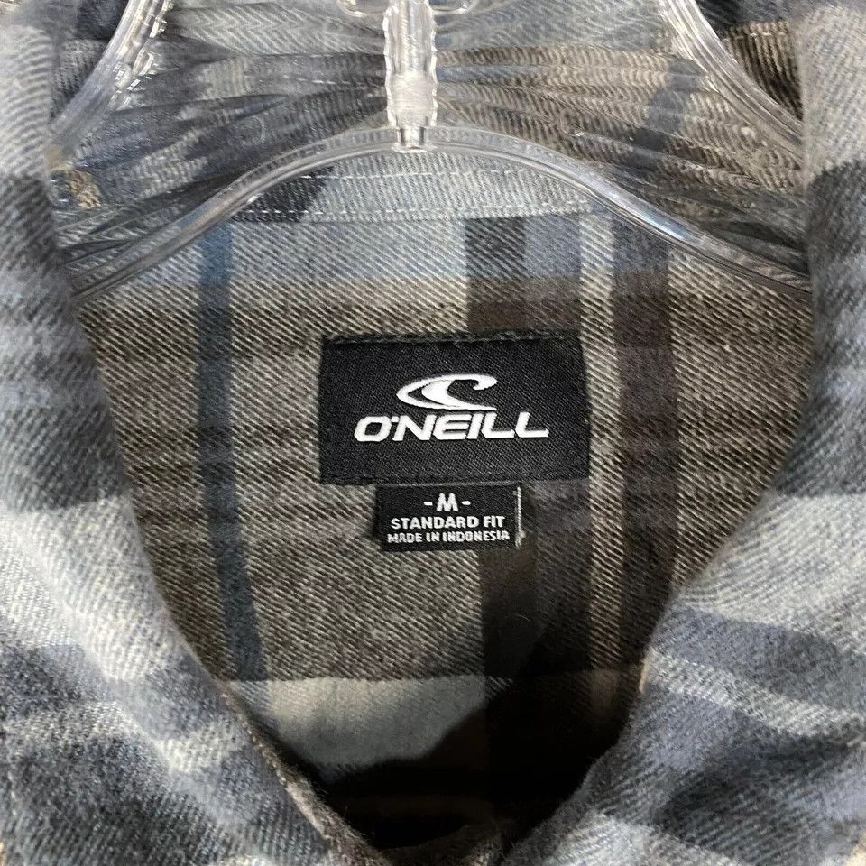 O'Neill O'Neill Flannel Shirt Men's Standard Fit Plaid 100% Adults M Size US M / EU 48-50 / 2 - 3 Thumbnail