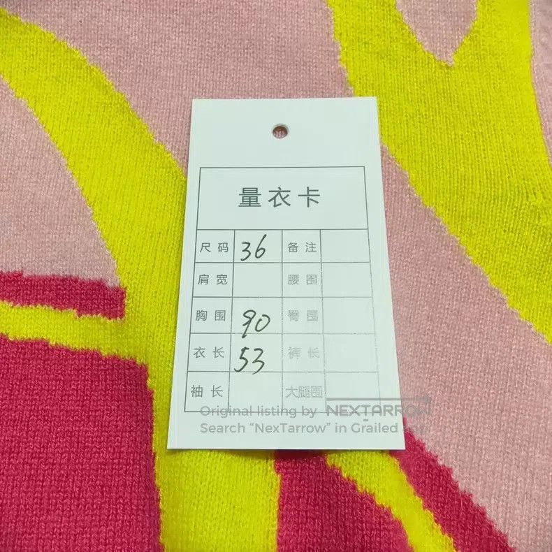 Hermes Hermes Pink Chain Pattern Wool Knit Top Size XS / US 0-2 / IT 36-38 - 6 Thumbnail