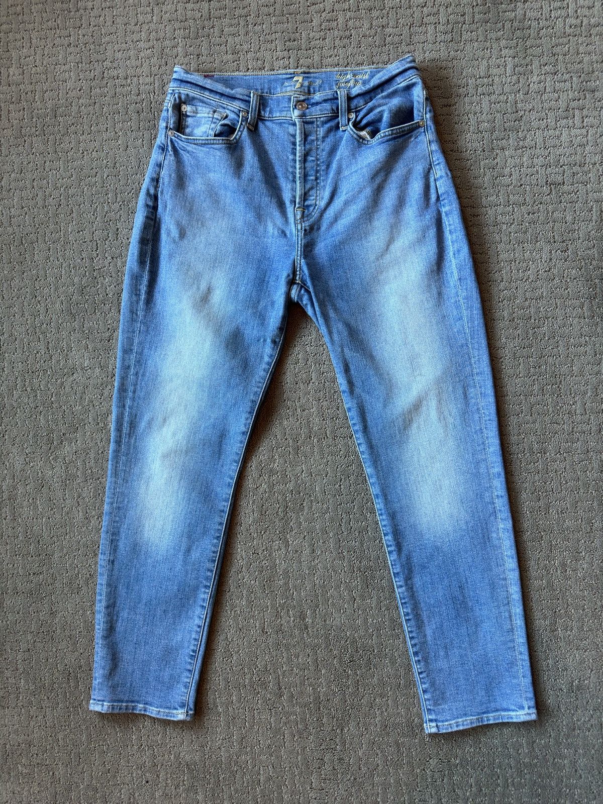 7 For All Mankind × Vintage High Waist Josefina Jeans Size 31" - 1 Thumbnail