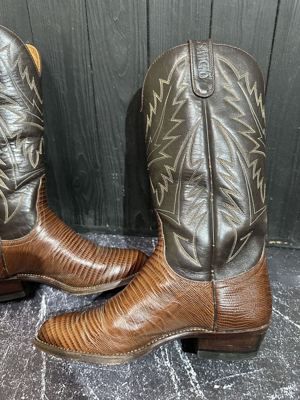 Sancho Boots Sancho Cowboy Brown Leather Boots Size 39 Size US 9 / IT 39 - 11 Thumbnail