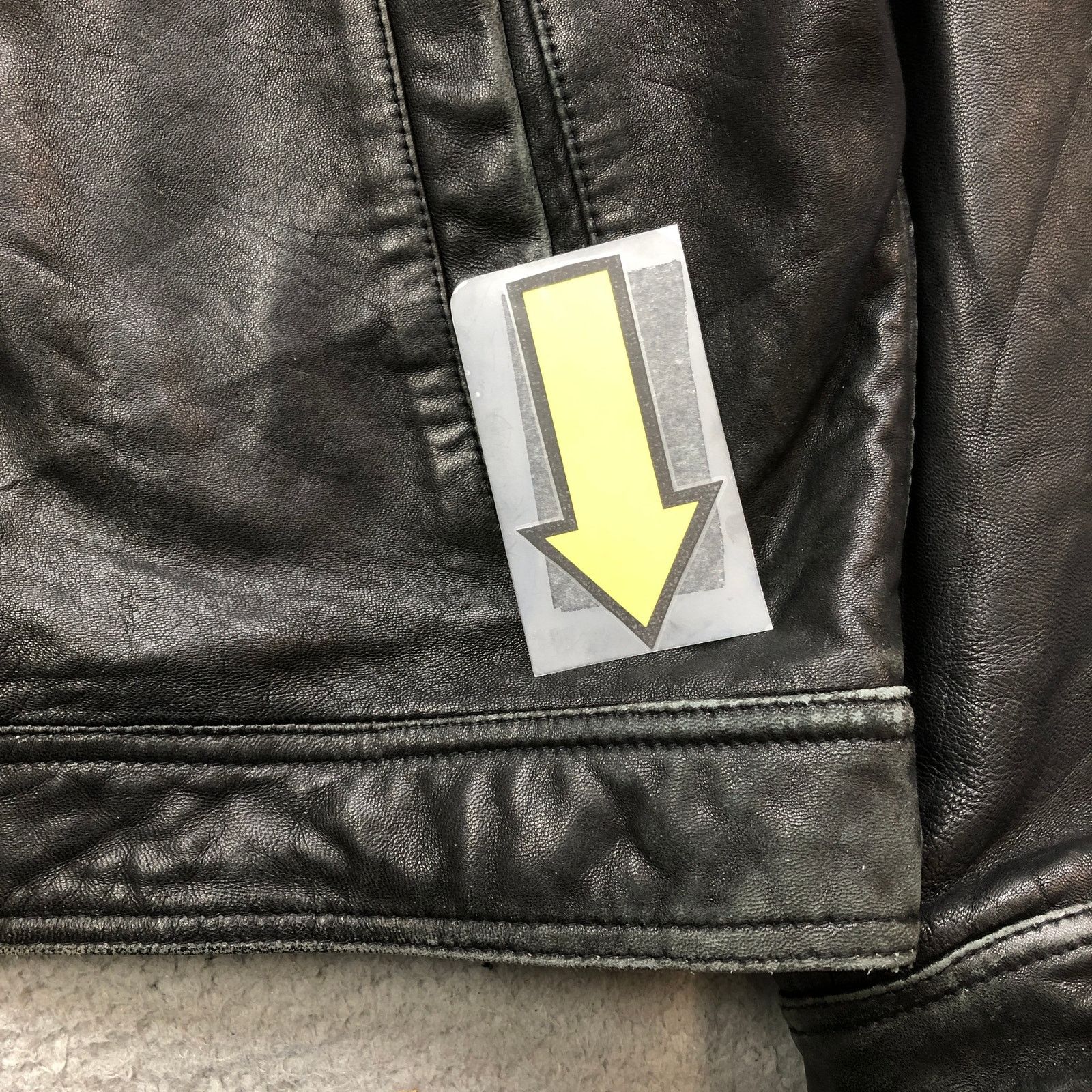 Alfani Alfani Genuine Leather Motorcycle Jacket Men Medium M Black Size US M / EU 48-50 / 2 - 8 Thumbnail