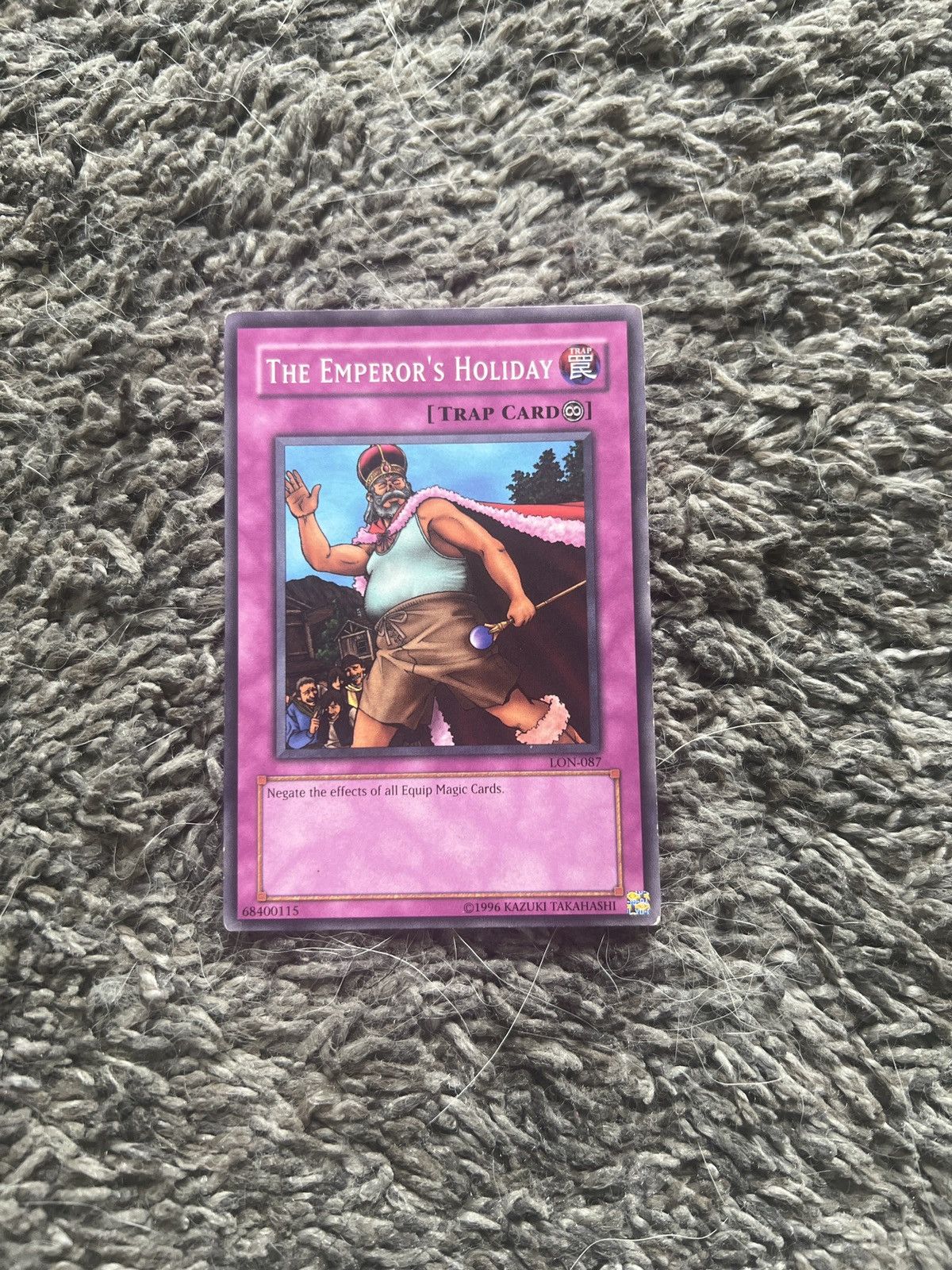 Vintage 1996 Konami Yu-Gi-Oh! The Emperor’s Holiday Card Size ONE SIZE - 1 Thumbnail