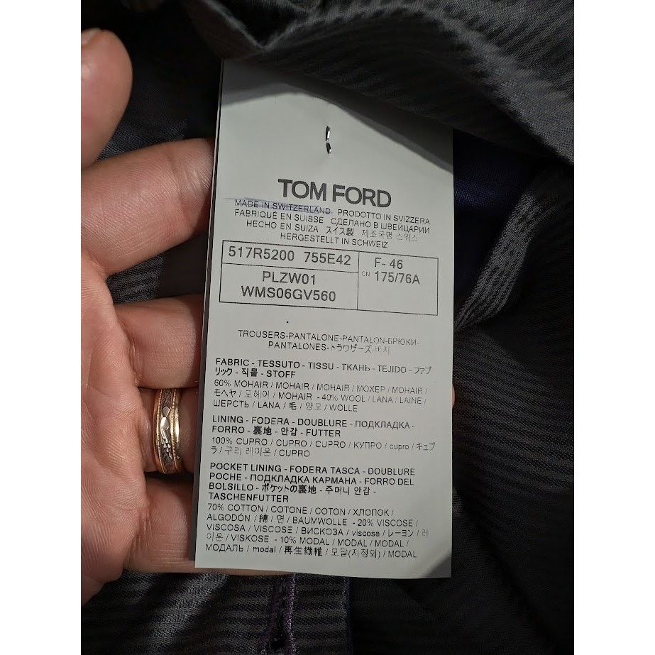 Tom Ford o1rshd1 Suits in Blue Size US S / EU 44-46 / 1 - 21 Thumbnail