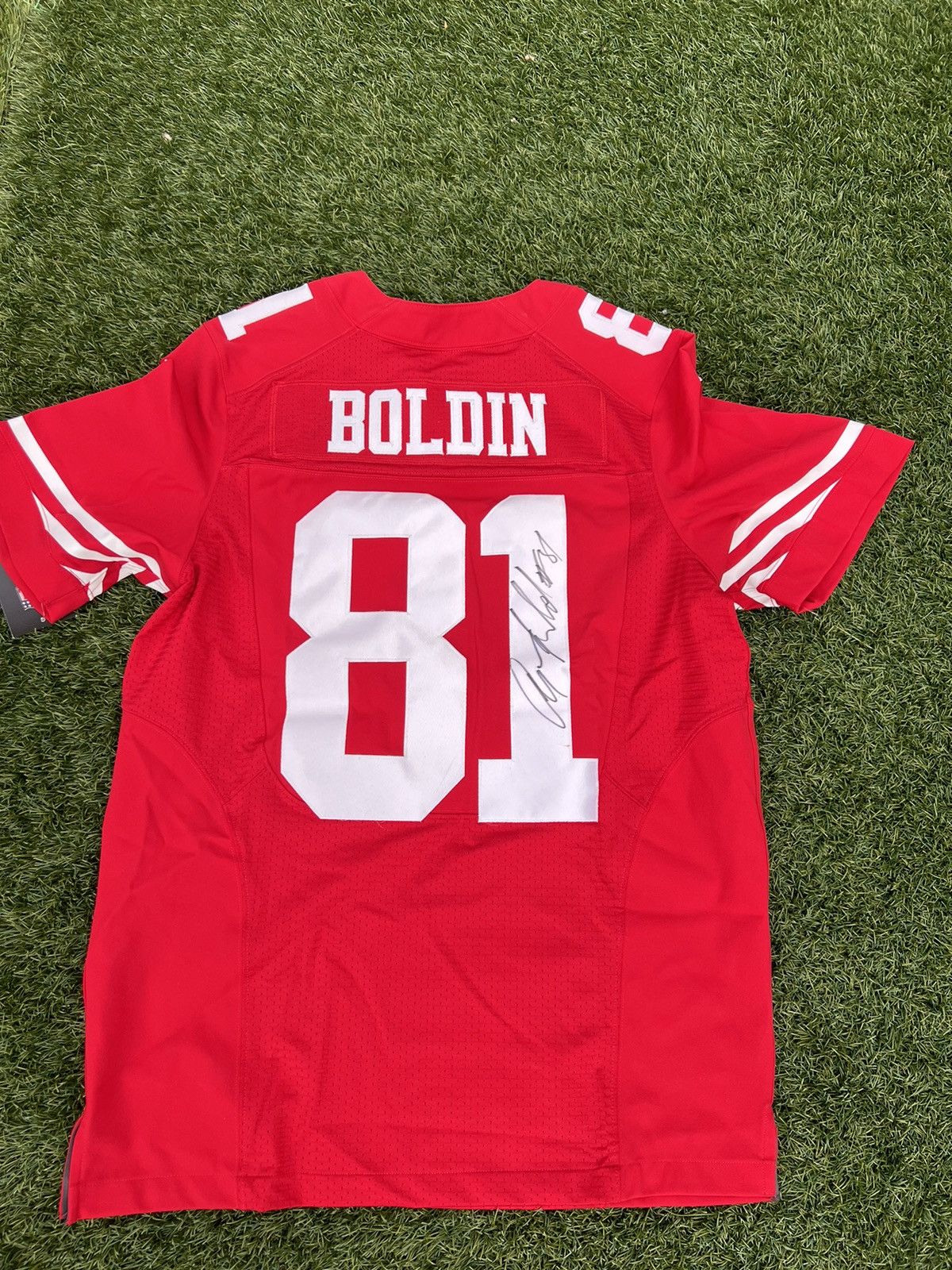 NFL Anquan Boldin San Francisco 49ers Signed Jersey Size US M / EU 48-50 / 2 - 1 Thumbnail