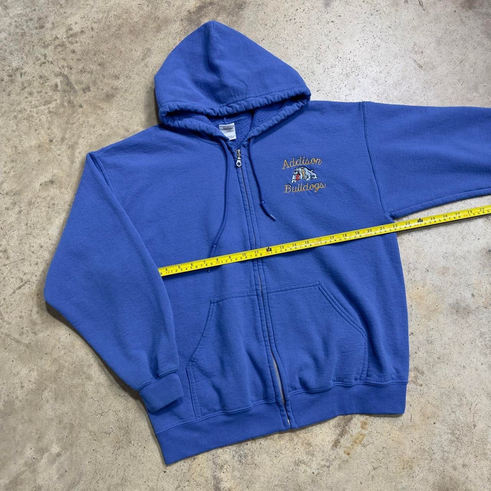 Japanese Brand × Vintage Vintage Embroidered Bulldogs Cotton Streetwear Hoodie Size US L / EU 52-54 / 3 - 4 Thumbnail