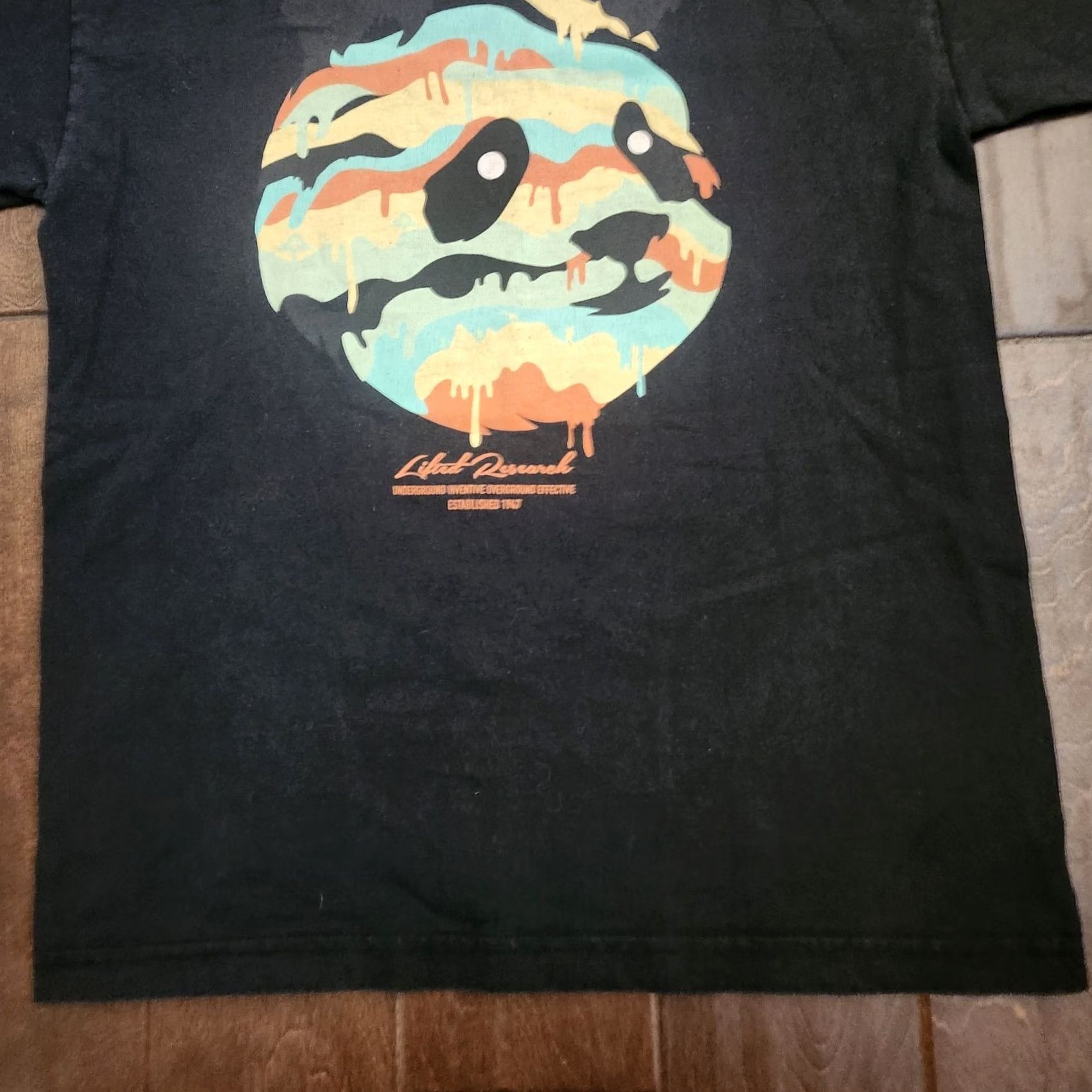 Vintage LRG Shirt Mens M Black Lifted Research Group Panda Graphic Streetwear Size US M / EU 48-50 / 2 - 6 Thumbnail