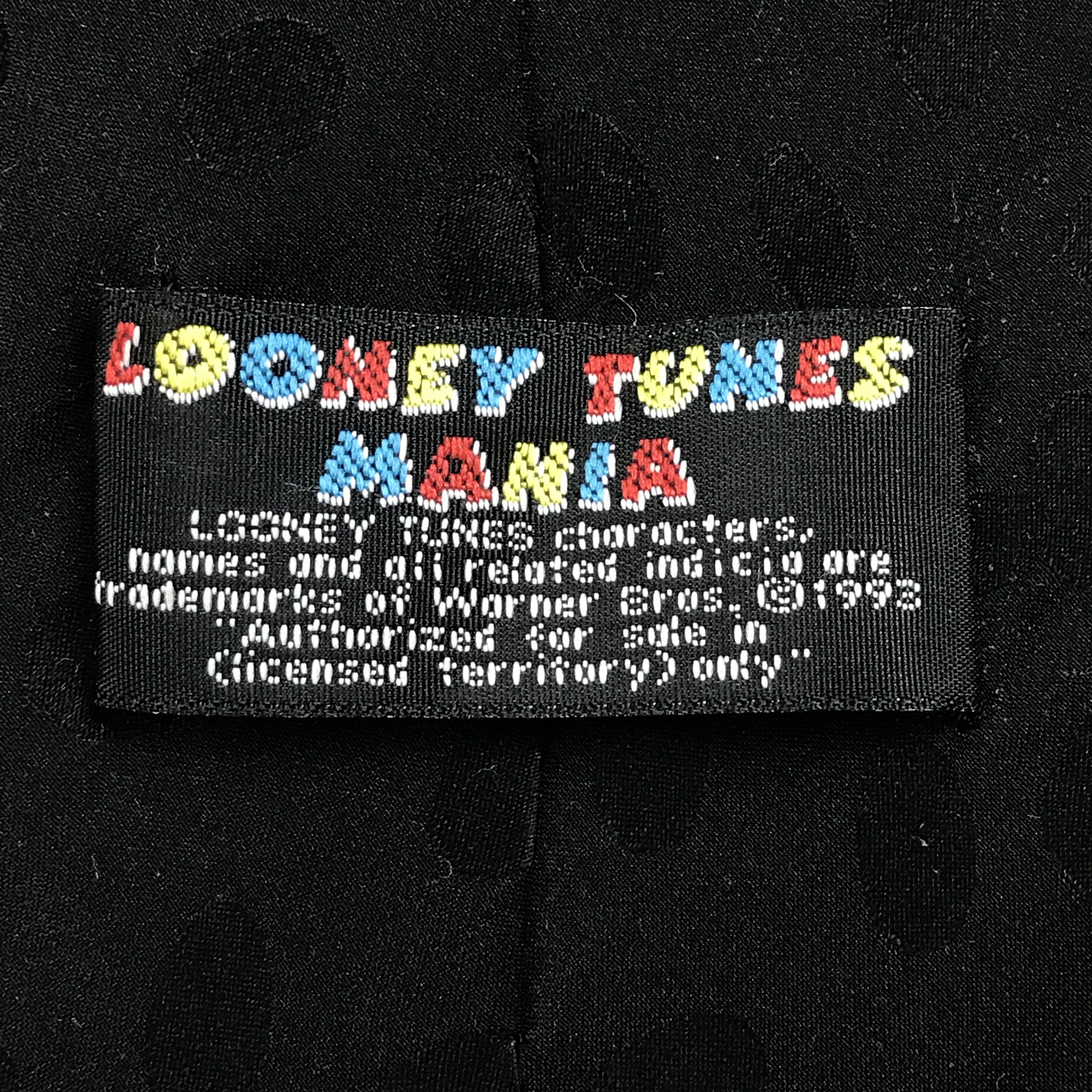 Designer × Vintage Vintage Looney Tunes Mania Silk Necktie Size ONE SIZE - 6 Thumbnail