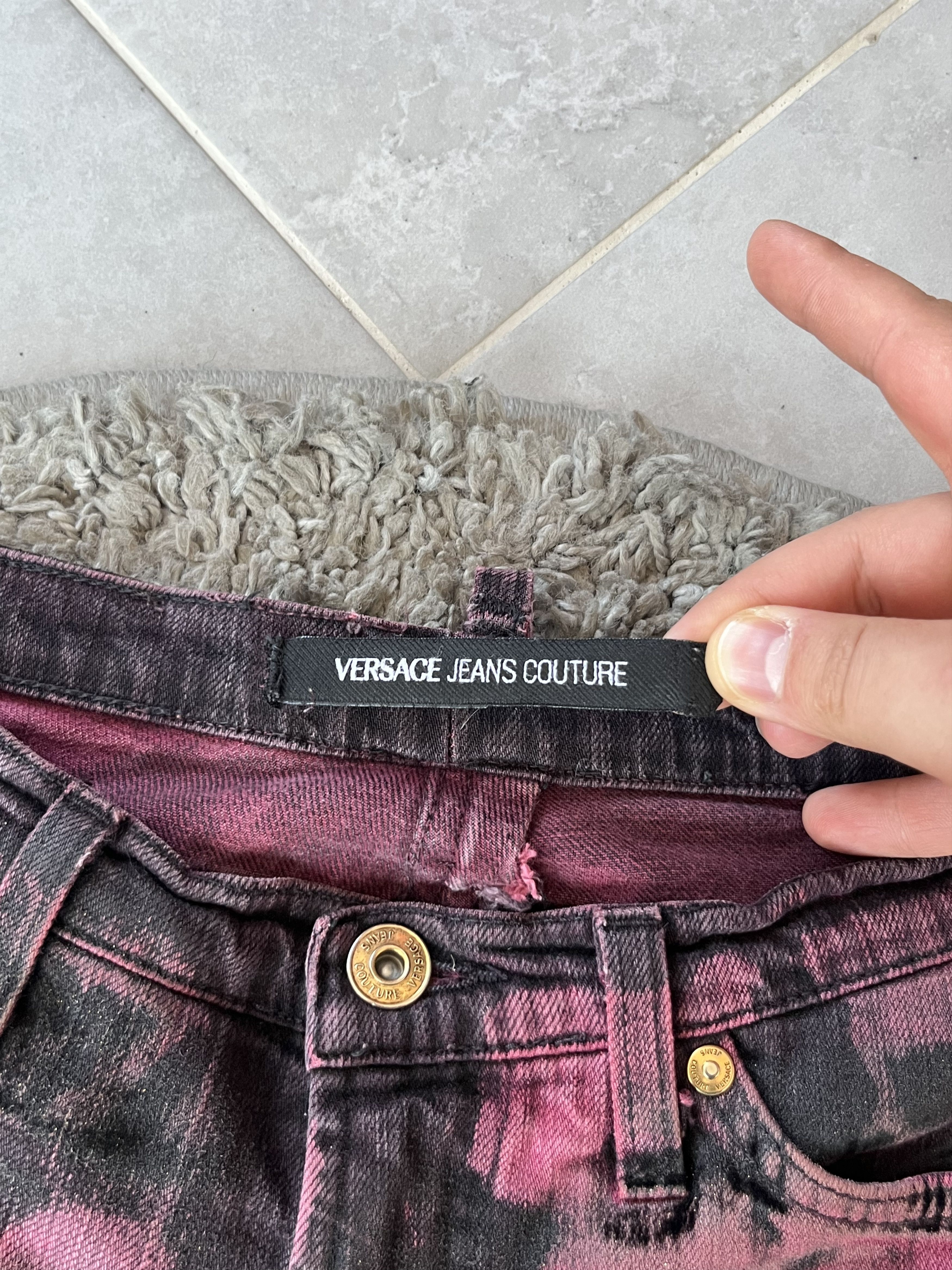 Versace Jeans Couture Vintage Luxury Versace Jeans Very Rare Avant-Garde Size 27" / US 4 / IT 40 - 7 Thumbnail