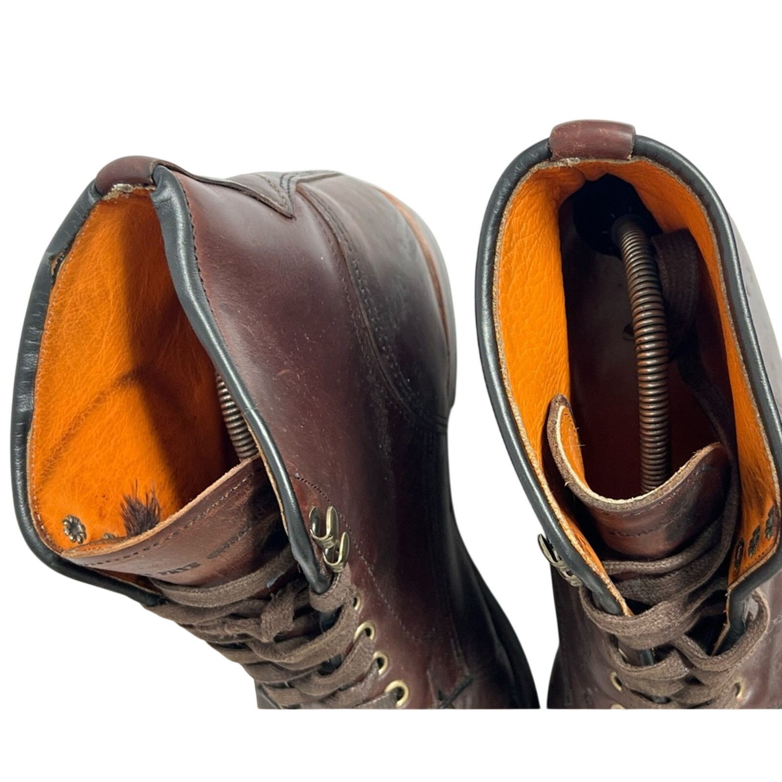 Frye FRYE Walter Made In USA Lace Up Brown All Leather Boots Men Size US 11 / EU 44 - 7 Thumbnail