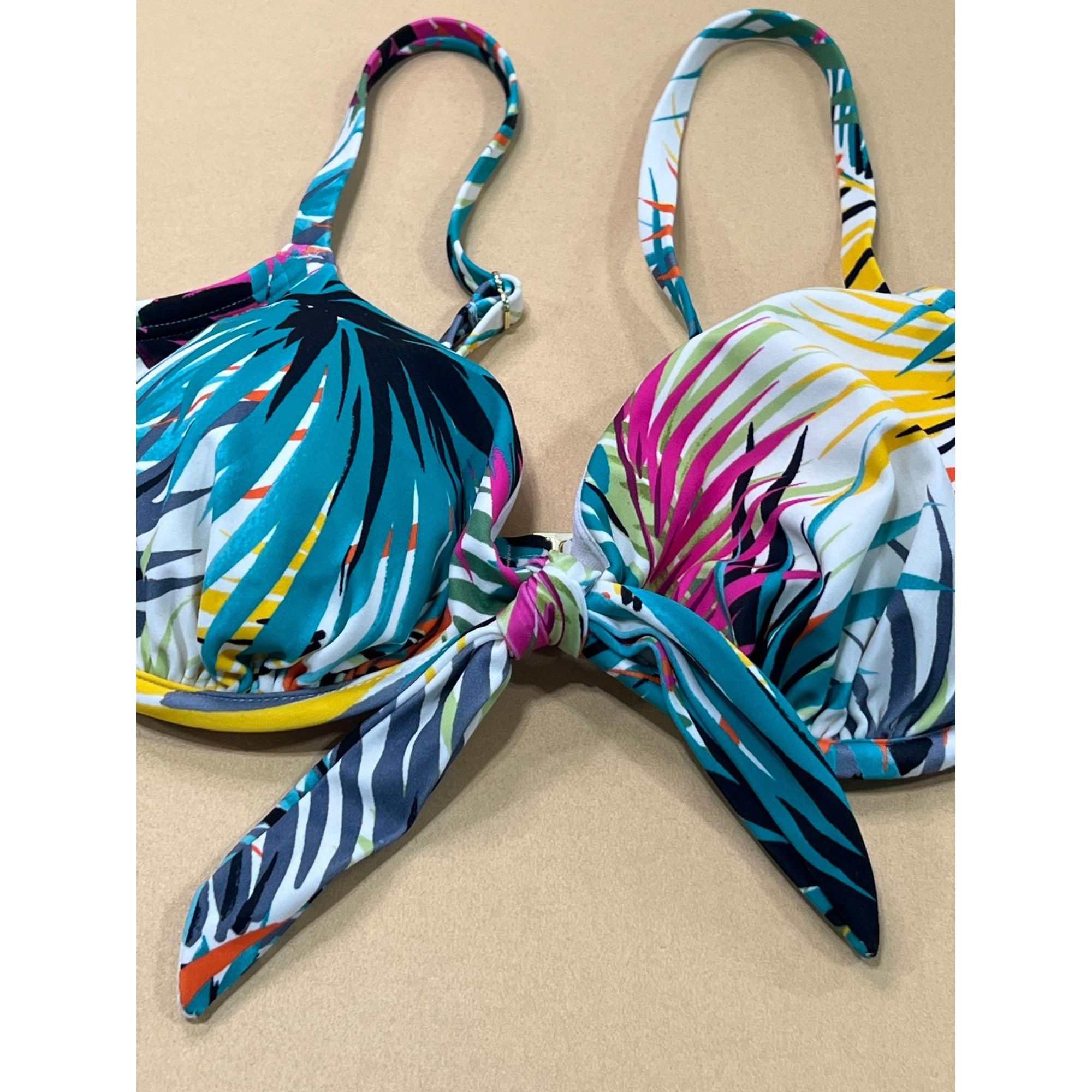 Other Shade & Shore - Women's Tie-Front Underwire Bikini Top - Mul Size ONE SIZE - 11 Thumbnail