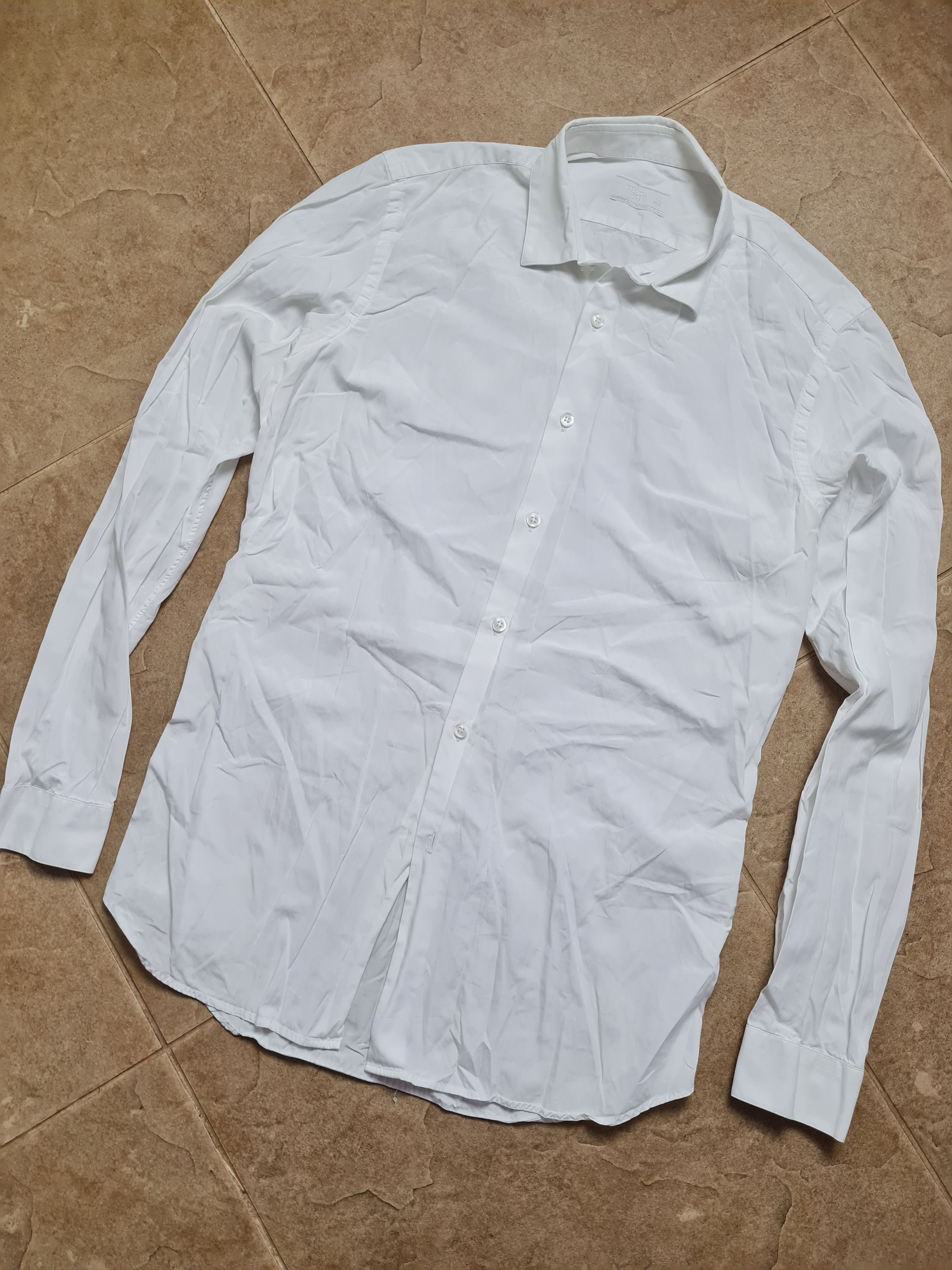 Prada PRADA Milano Men's White Long Sleeve Dress Shirt Italy Size US S / EU 44-46 / 1 - 5 Thumbnail